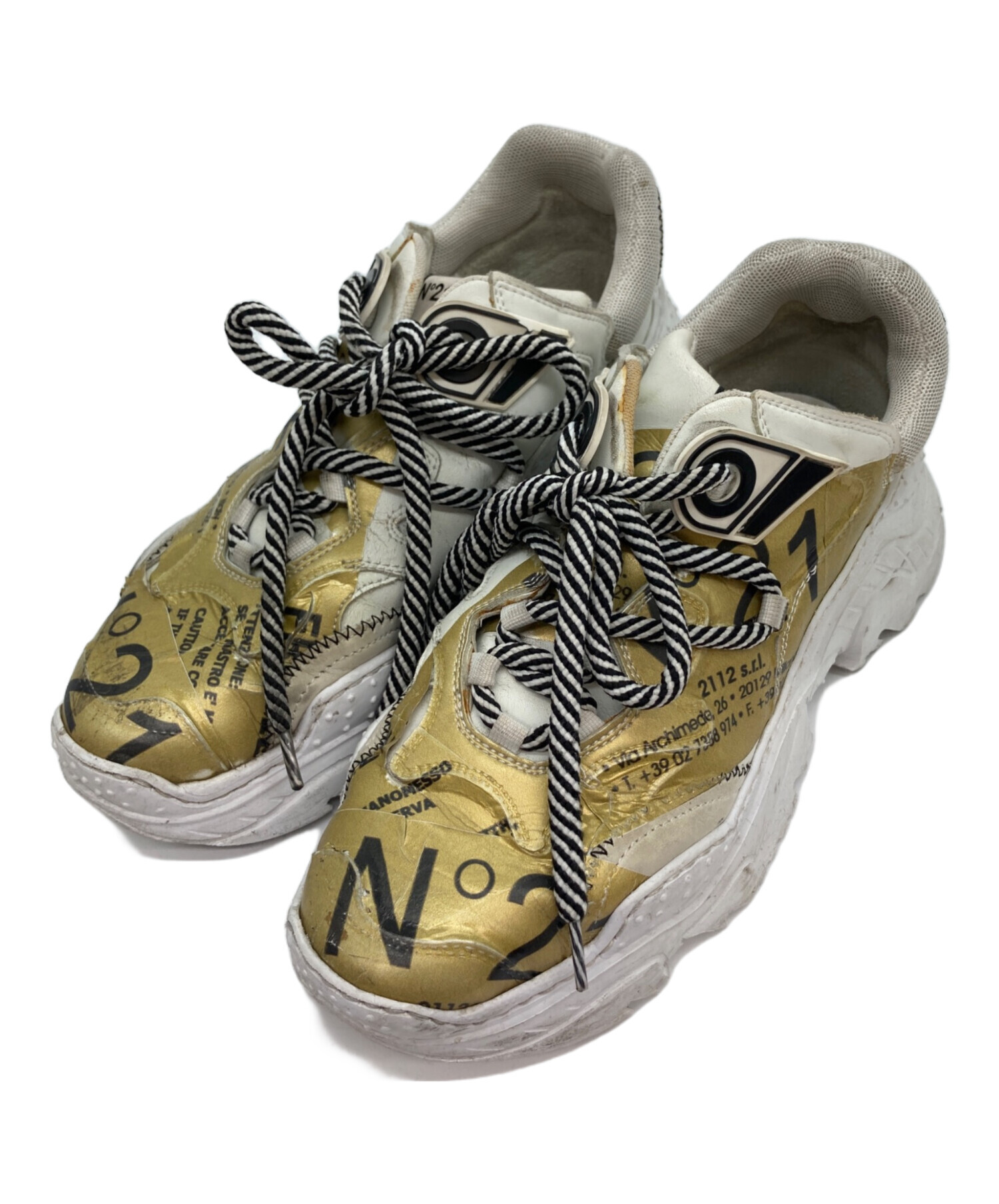 中古・古着通販】N°21 (ヌメロヴェントゥーノ) ダッドスニーカー