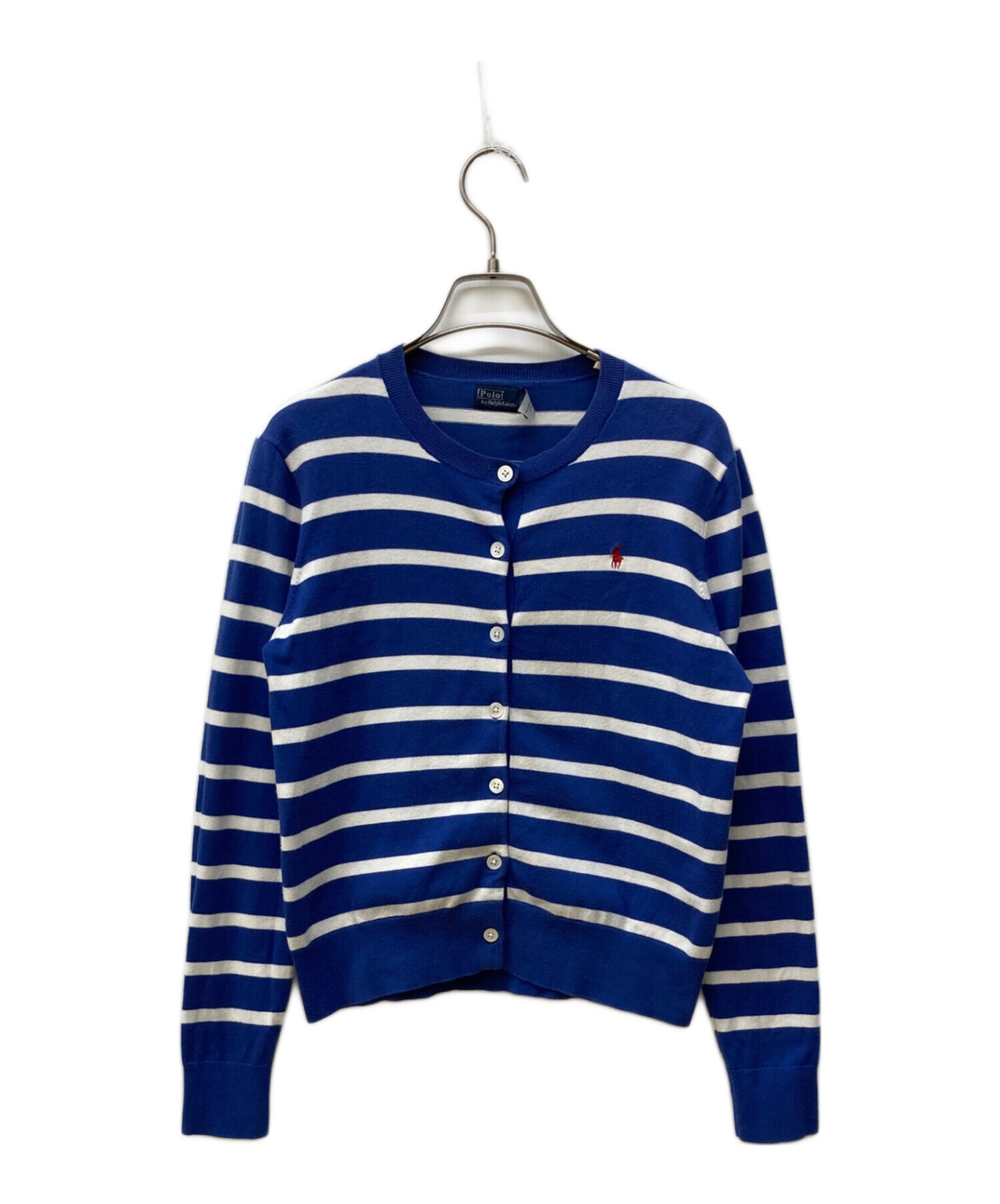 Polo Ralph Lauren ボーダーカーディガン M 中古・古着通販】POLO RALPH LAUREN (ポロ・ラルフローレン) ボーダー