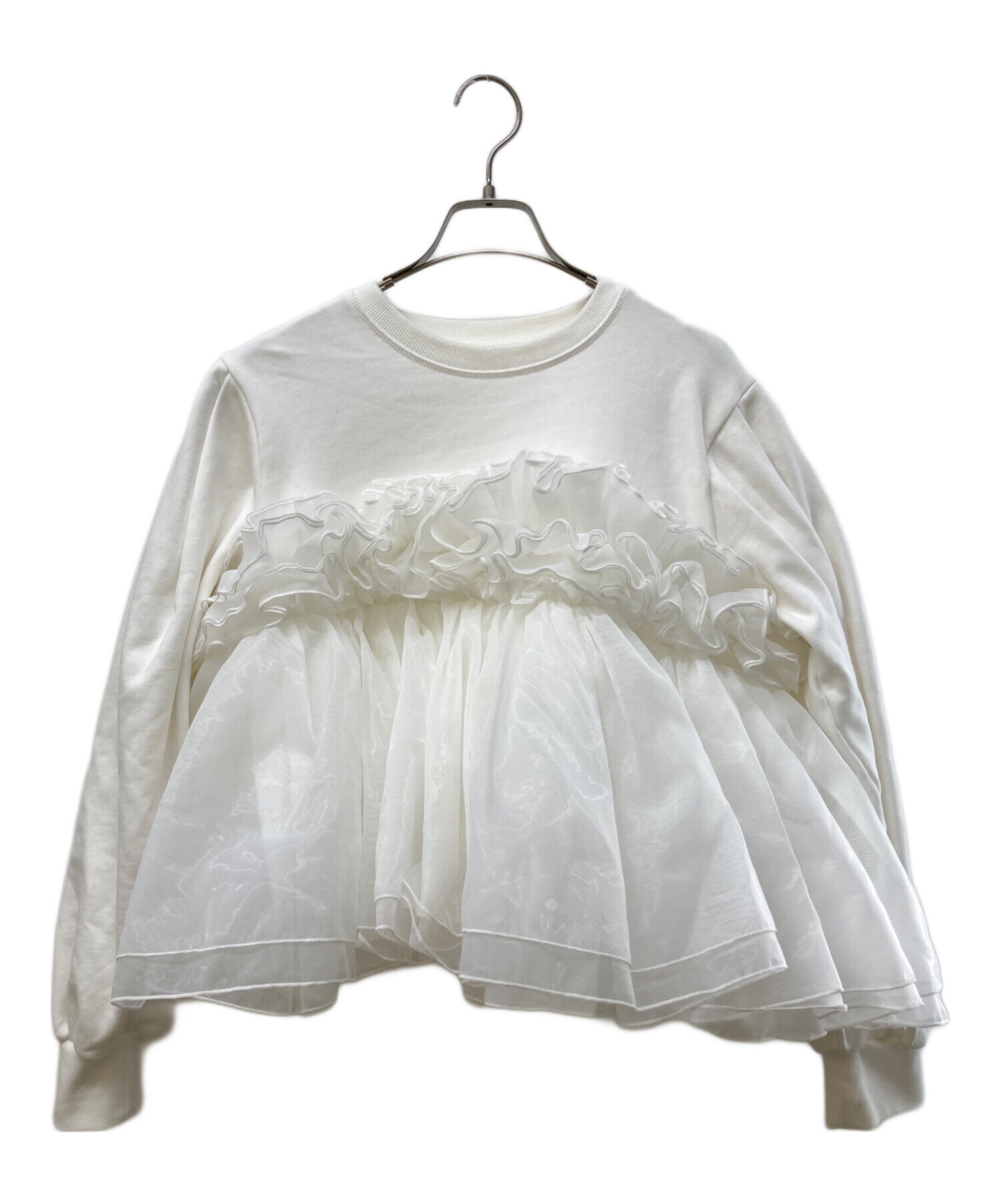 中古・古着通販】Bibiy. (ビビィ) ANGELICA SWEATSHIRT/フリル