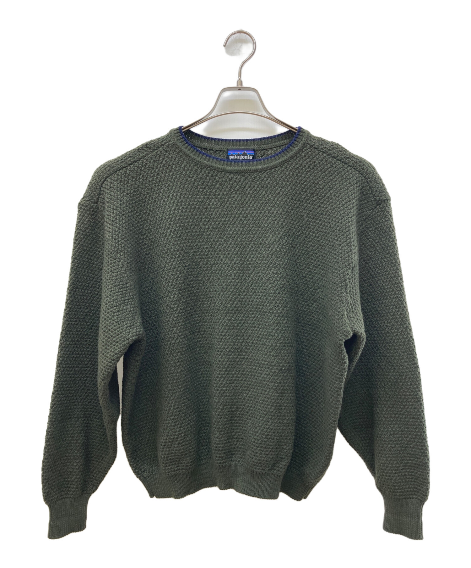 中古・古着通販】Patagonia (パタゴニア) 鹿の子ニット グリーン 