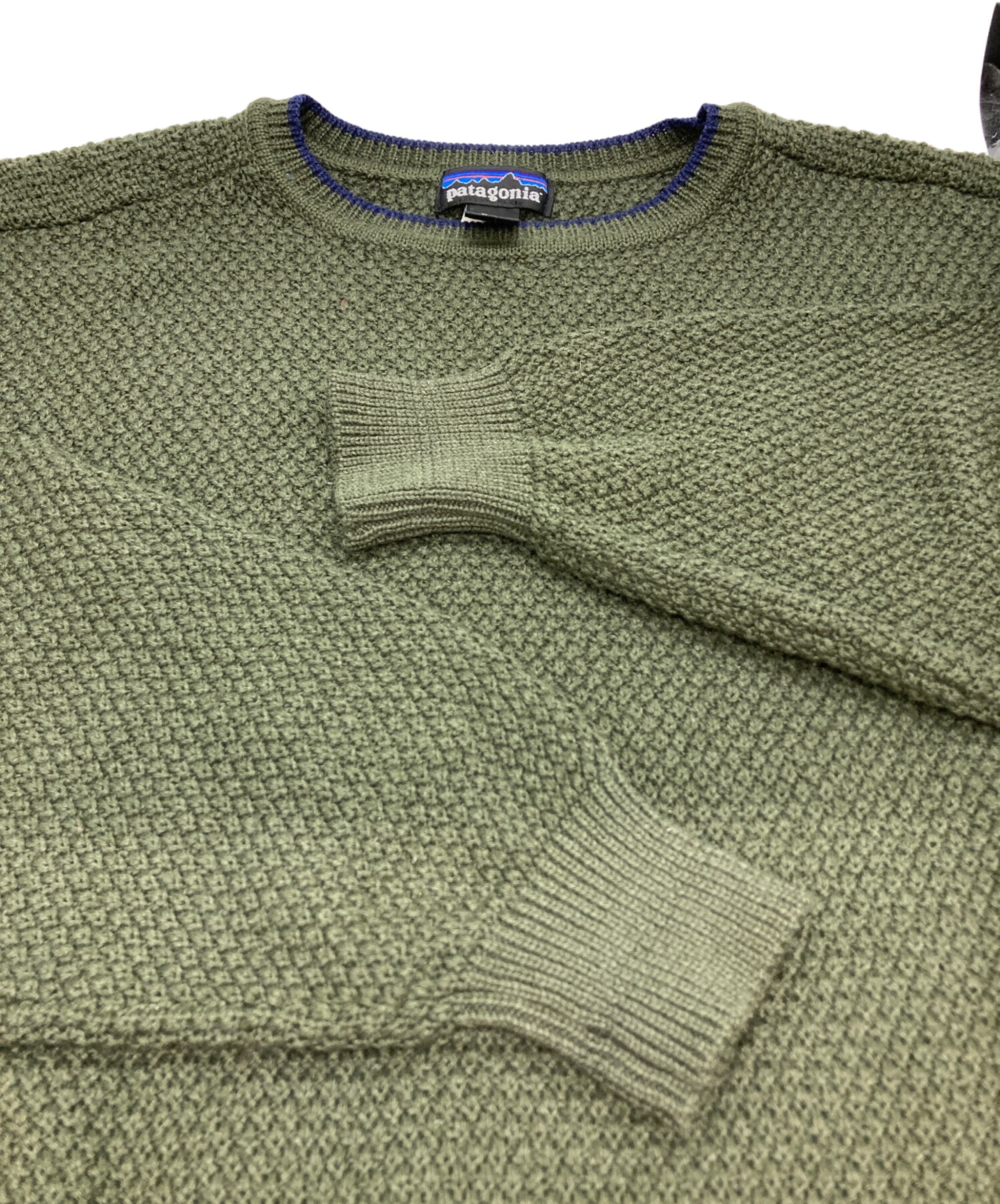 中古・古着通販】Patagonia (パタゴニア) 鹿の子ニット グリーン