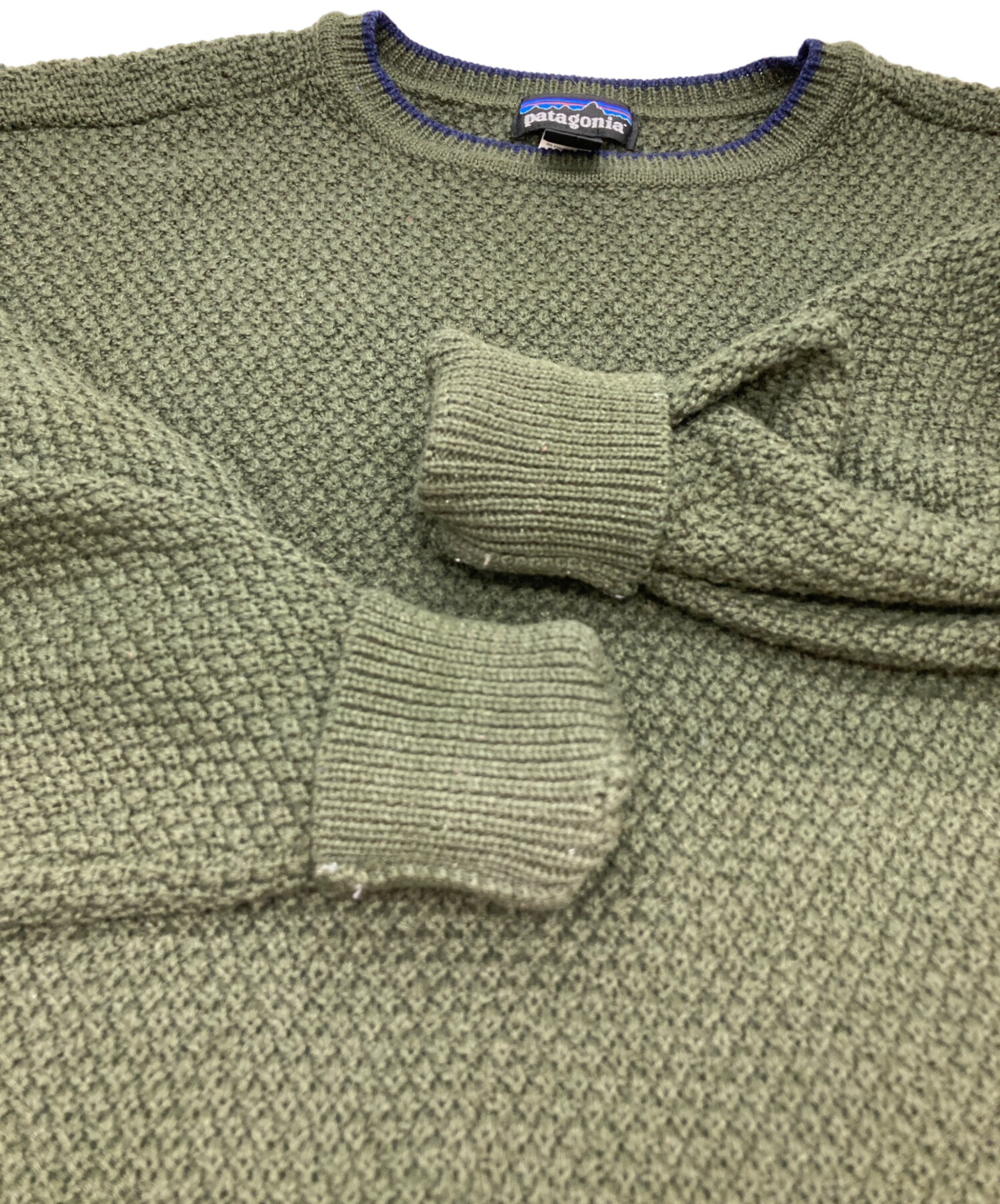 中古・古着通販】Patagonia (パタゴニア) 鹿の子ニット グリーン