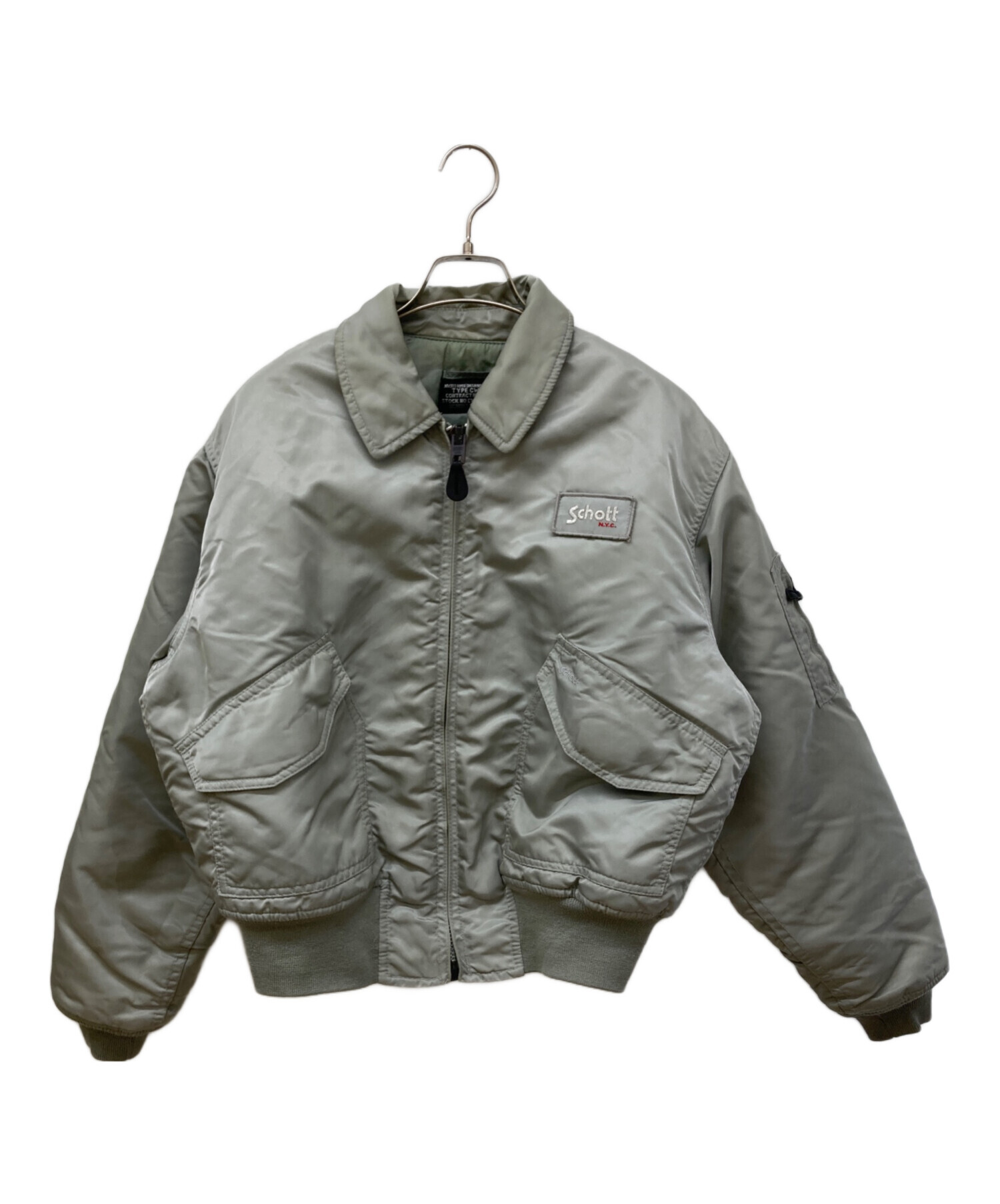 中古・古着通販】Schott (ショット) CWU-Rジャケット グレー サイズ