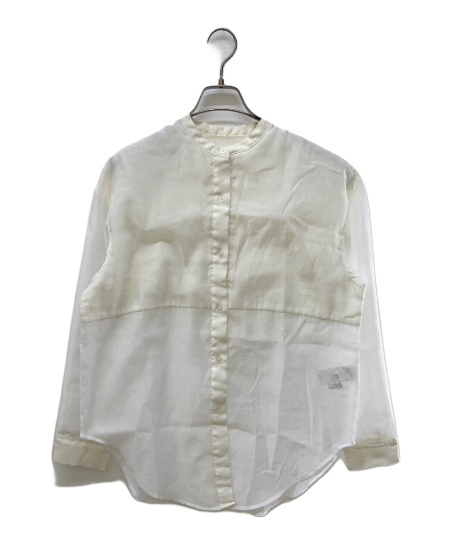 中古・古着通販】Ameri (アメリ) DAMAGE SET SHIRT SHEER アイボリー