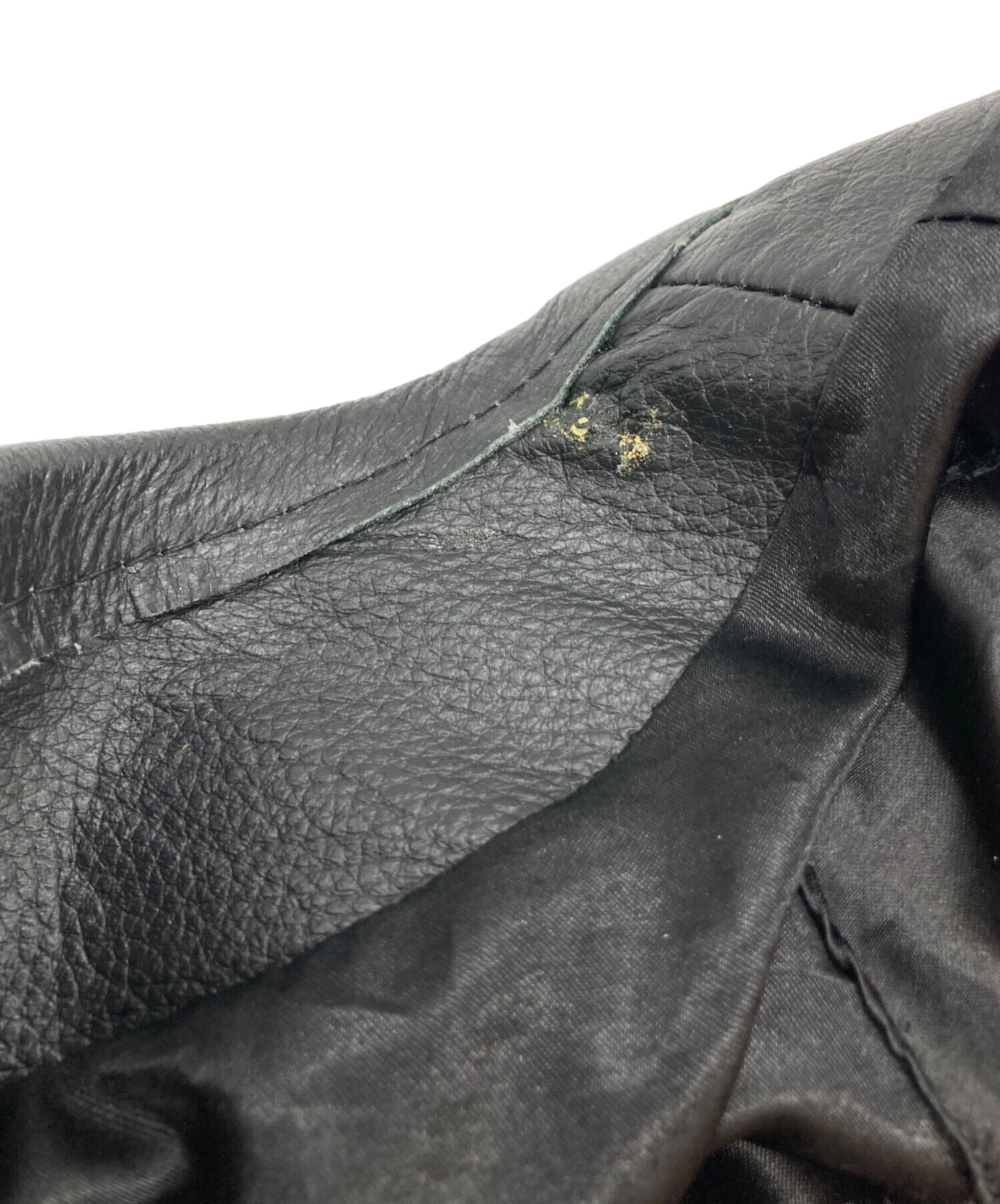 中古・古着通販】MOTO FIELD (モトフィールド) ノーカラーレザー