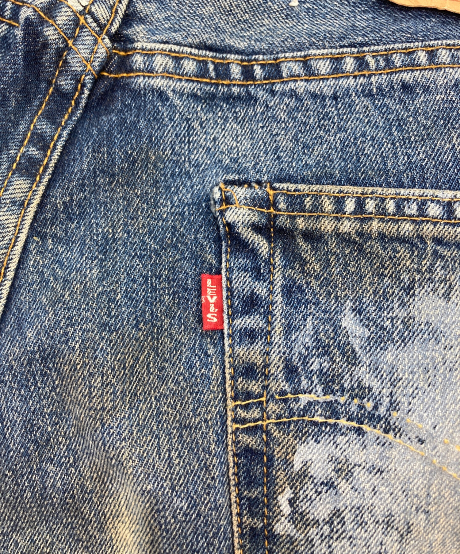 中古・古着通販】LEVI'S (リーバイス) ペイント加工501XX復刻デニム