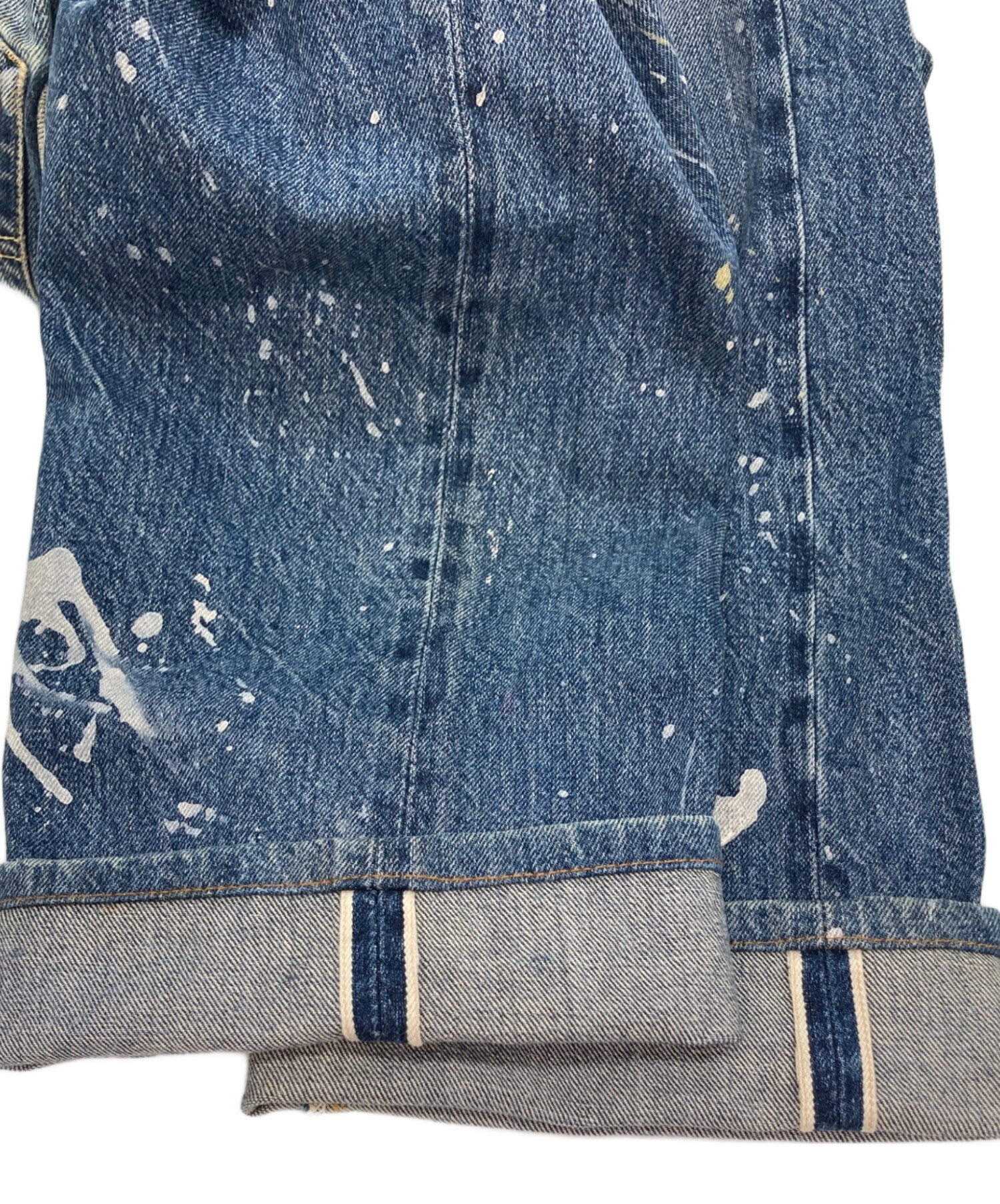 中古・古着通販】LEVI'S (リーバイス) ペイント加工501XX復刻デニム