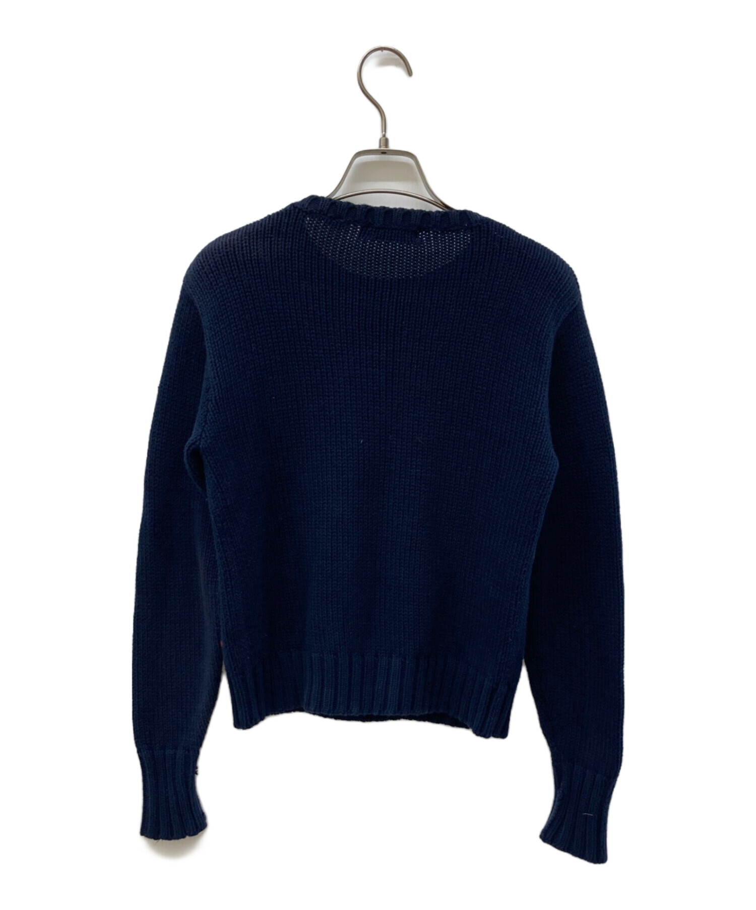 【大きいサイズ】ポロラルフローレン 星条旗 コットン ニット 現行・QRコード 中古・古着通販】POLO RALPH LAUREN (ポロ・ラルフローレン) 星条旗