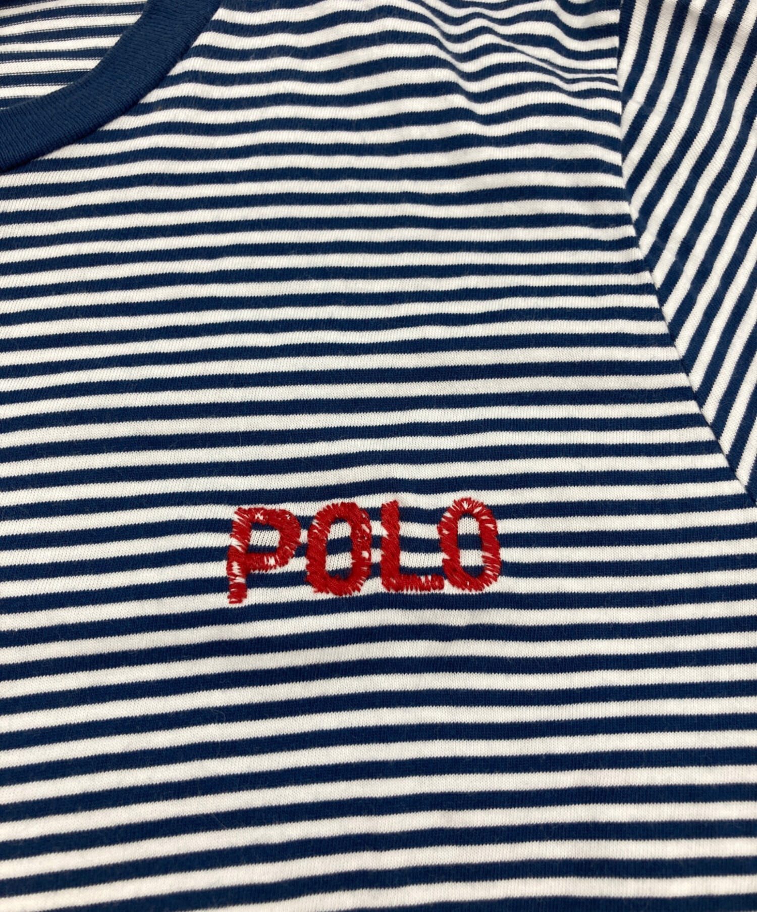 古着　Ralph Lauren ボーダー　ロンT 厚手 短丈 中古・古着通販】POLO RALPH LAUREN (ポロ・ラルフローレン) ボーダーT