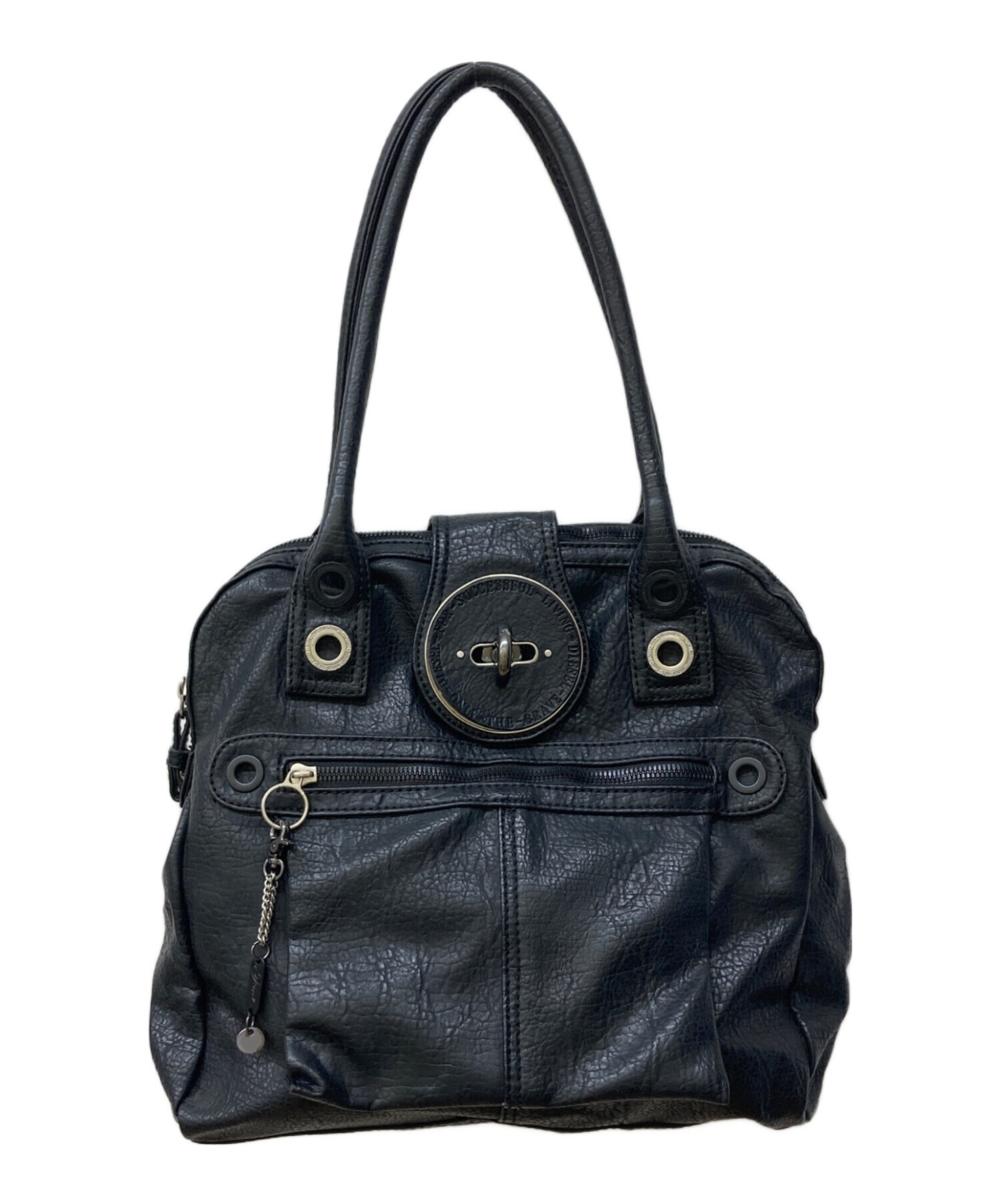 中古・古着通販】DIESEL (ディーゼル) ターンロックレザートートバッグ