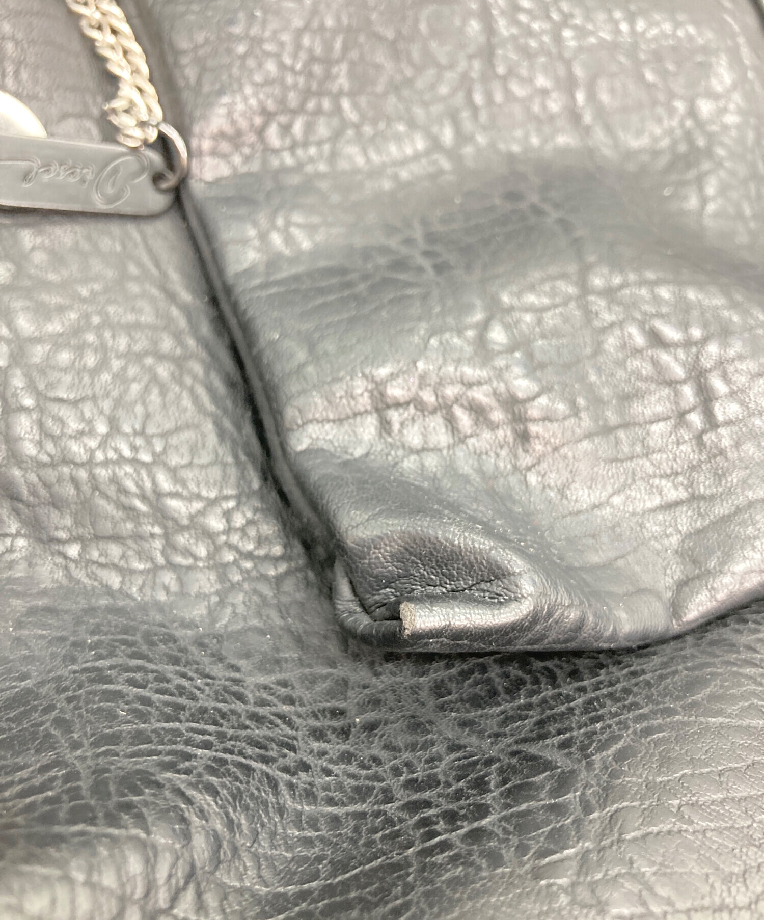 中古・古着通販】DIESEL (ディーゼル) ターンロックレザートートバッグ