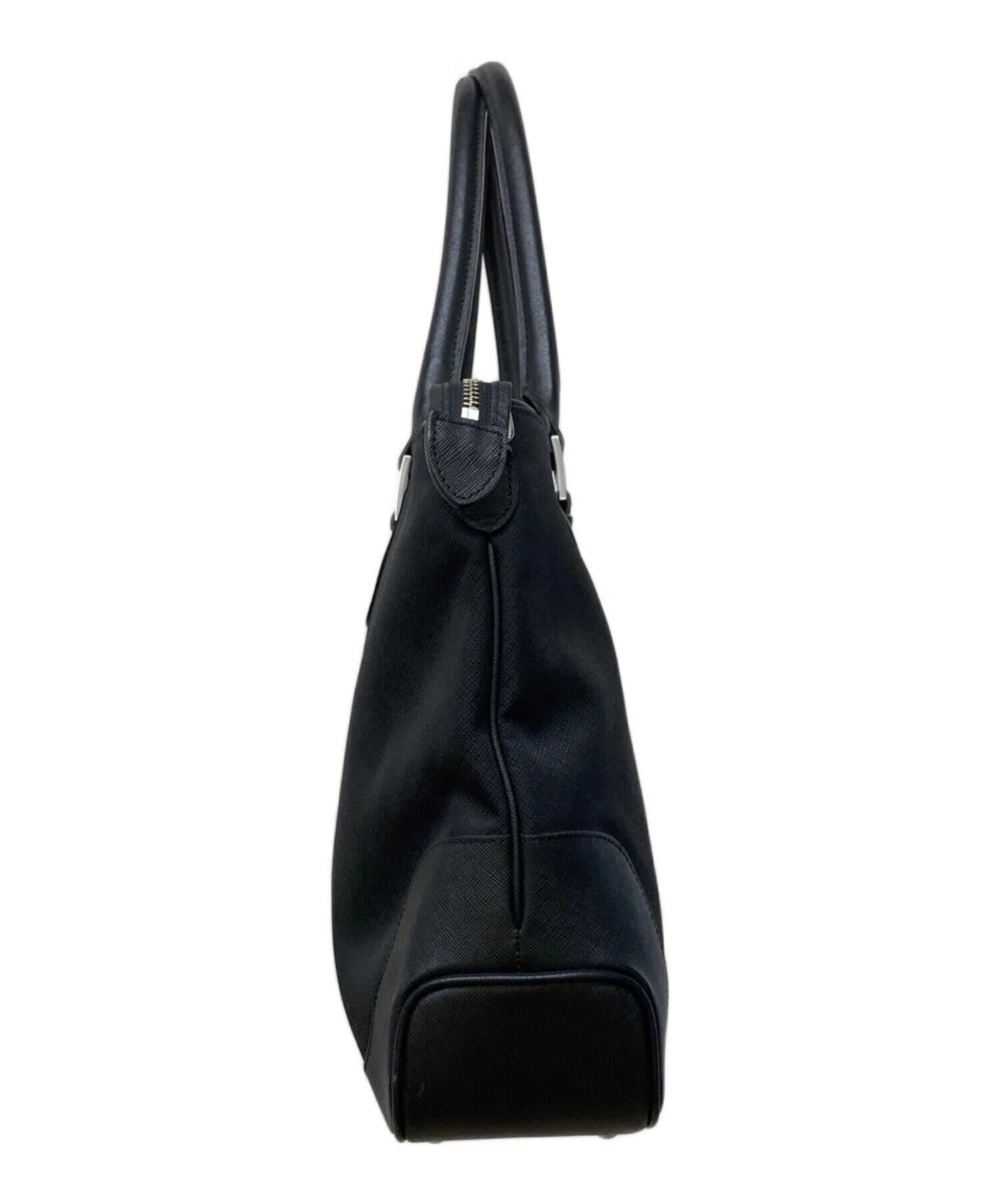 【中古美品】pelle morbida ビジネスバッグ ブラック　キャピターノ 中古・古着通販】PELLE MORBIDA (ペッレモルビダ) キャピターノ/レザー