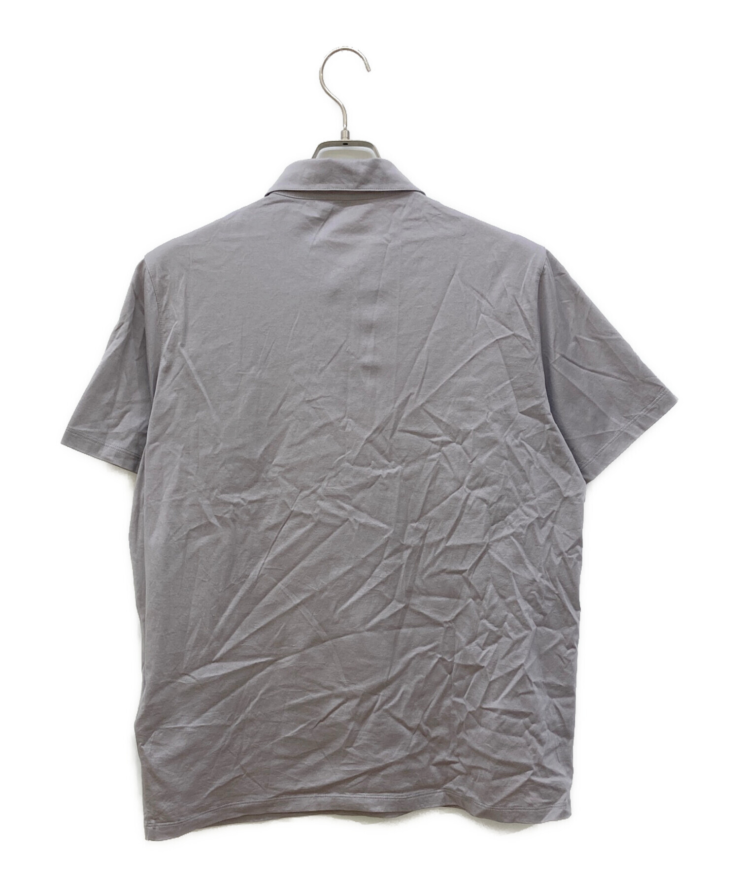 PRADA プラダスポーツ リネアロッサ 半袖ポロシャツ グレー XLイタリア製 中古・古着通販】PRADA (プラダ) ポロシャツ グレー サイズ:XL