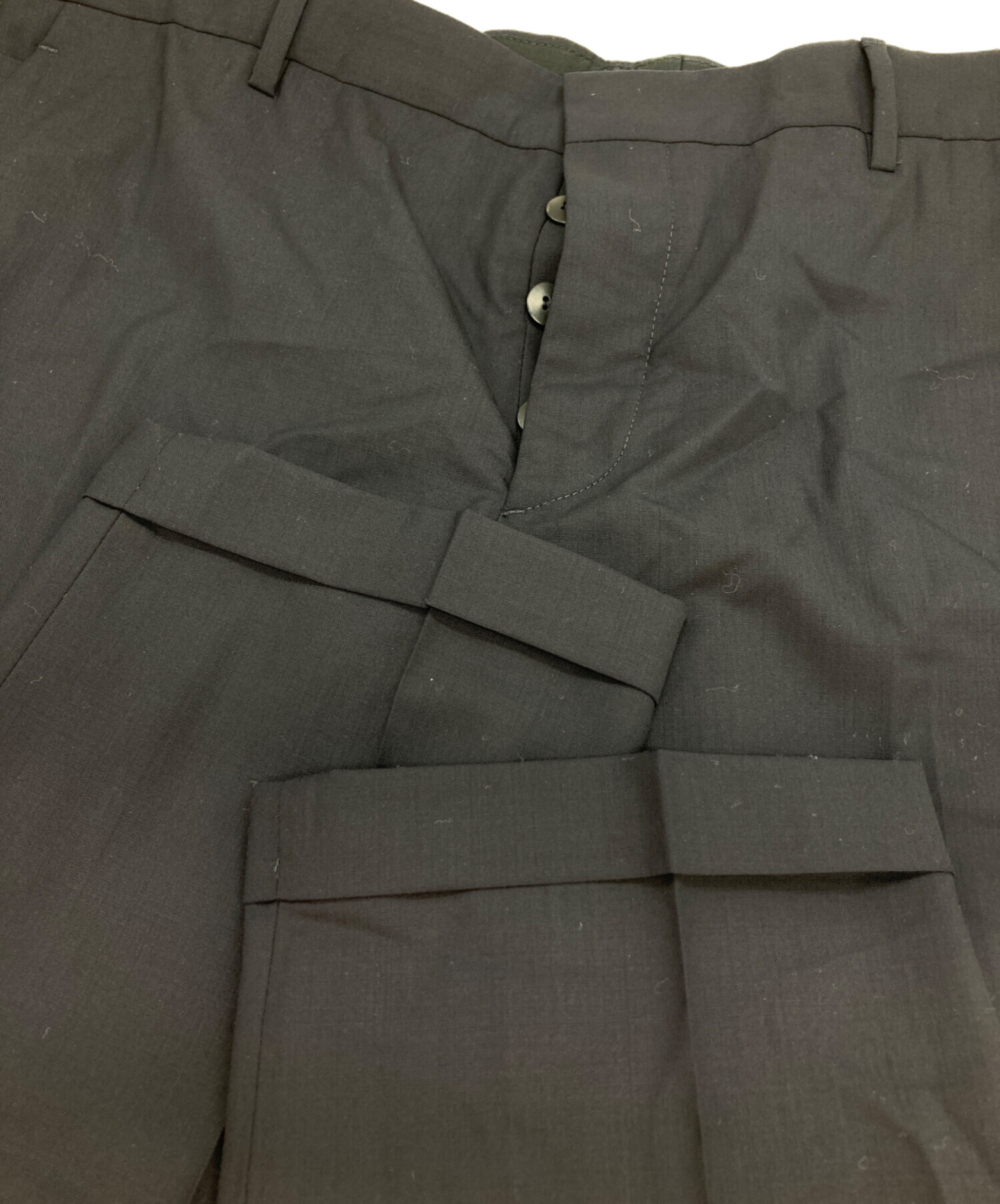 中古・古着通販】PRADA (プラダ) スラックス ネイビー サイズ:50