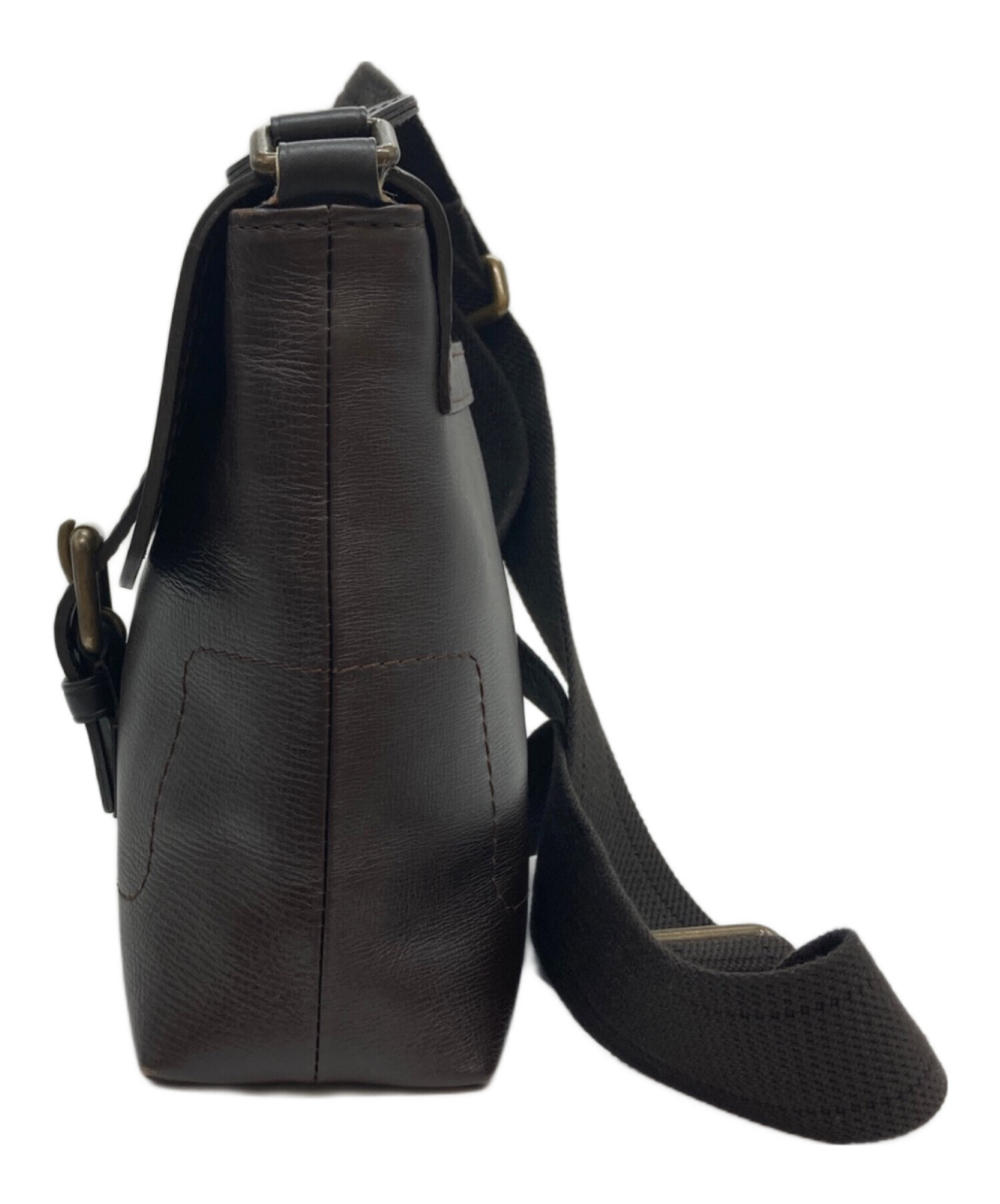 ルイヴィトン LOUIS VUITTON ユマ M92995 ユタ カバン 斜め掛け ポシェット ショルダーバッグ ユタレザー カフェ ブラウン LOUIS VUITTON（ルイ・ヴィトン） ショルダーバッグ メンズ バッグ