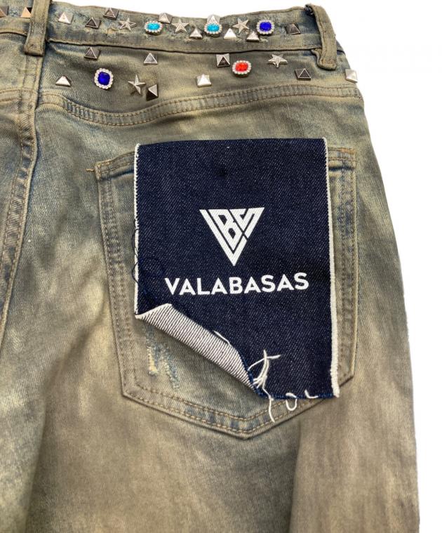 中古・古着通販】VALABASAS (バラバサス) ビジューデニムパンツ