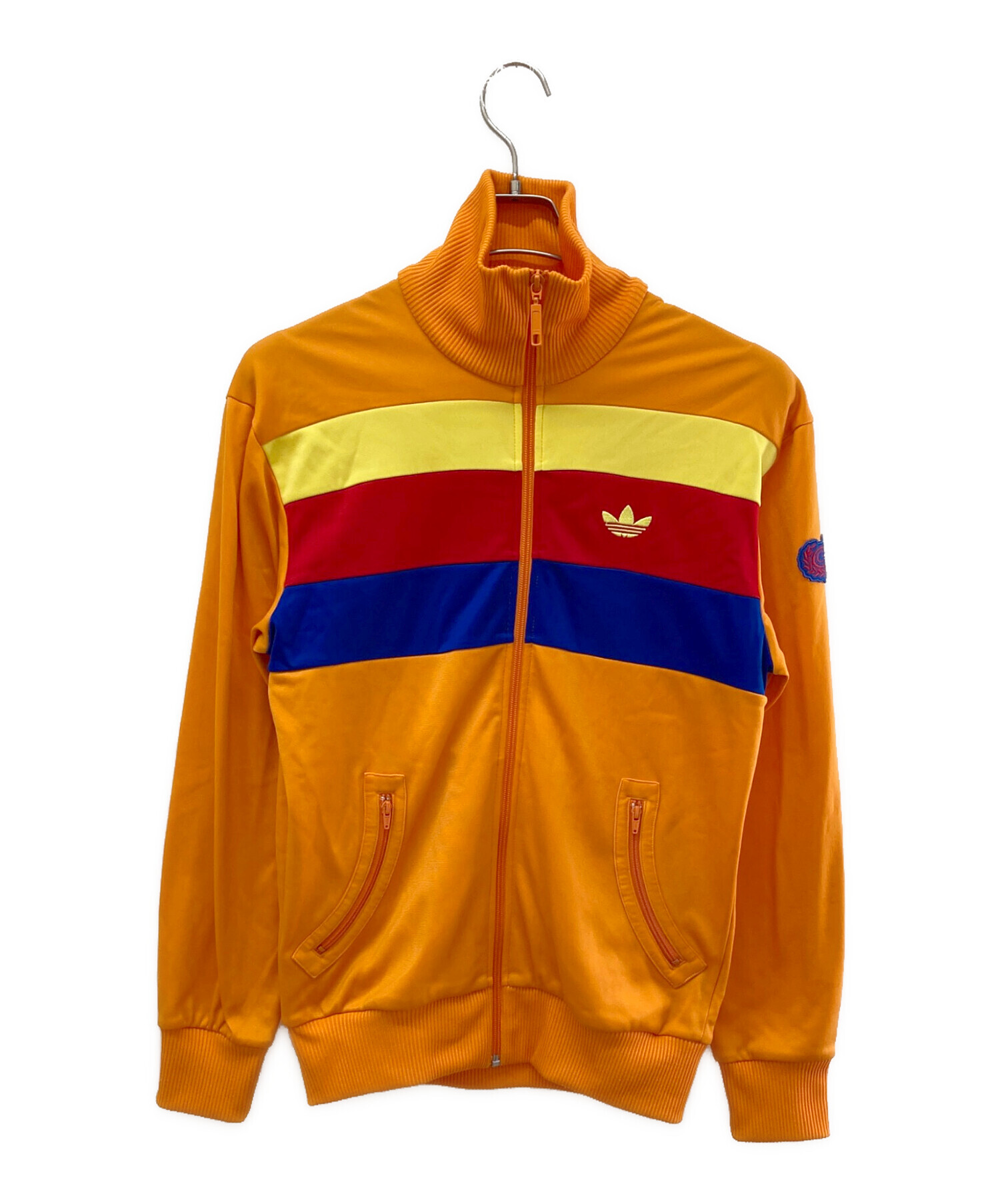 中古・古着通販】adidas (アディダス) トラックジャケット オレンジ