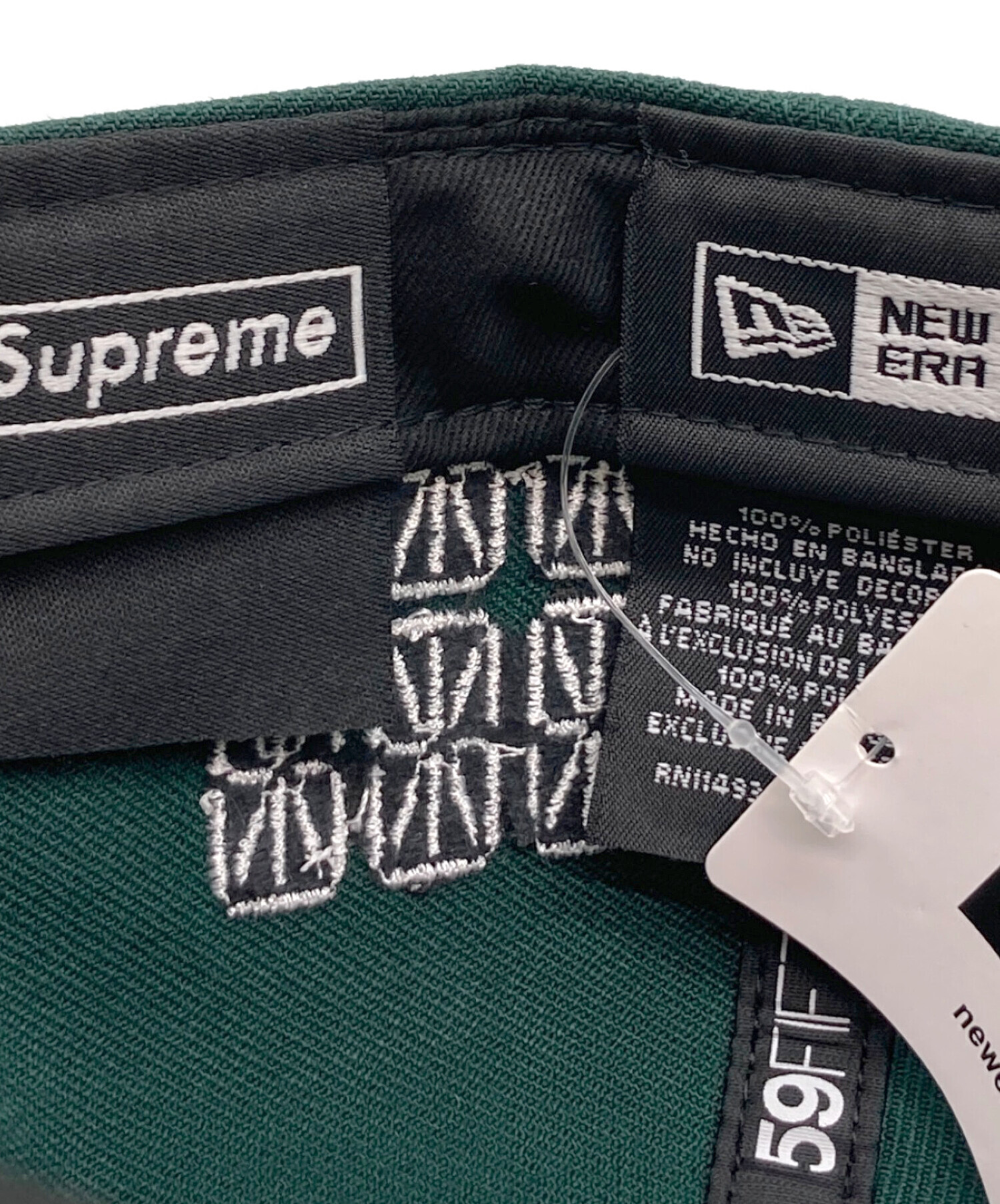【廃盤・激レア】SupremeマネーBOXロゴ NewEra 緑 7 1/4 Supreme - 【廃盤・激レア】SupremeマネーBOXロゴ NewEra 緑 7 1/4の