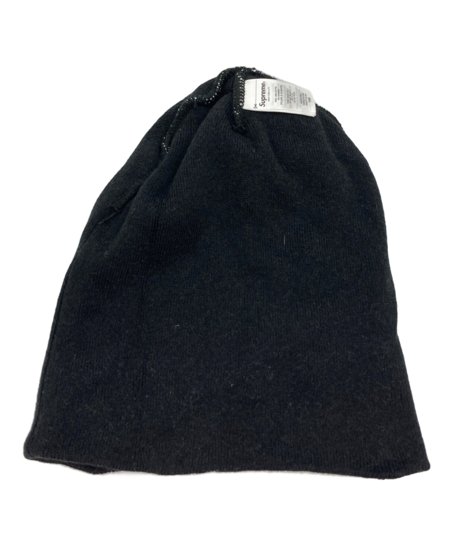 Supreme ブラック ニット帽 中古・古着通販】Supreme (シュプリーム) big logo beanie/ニット帽