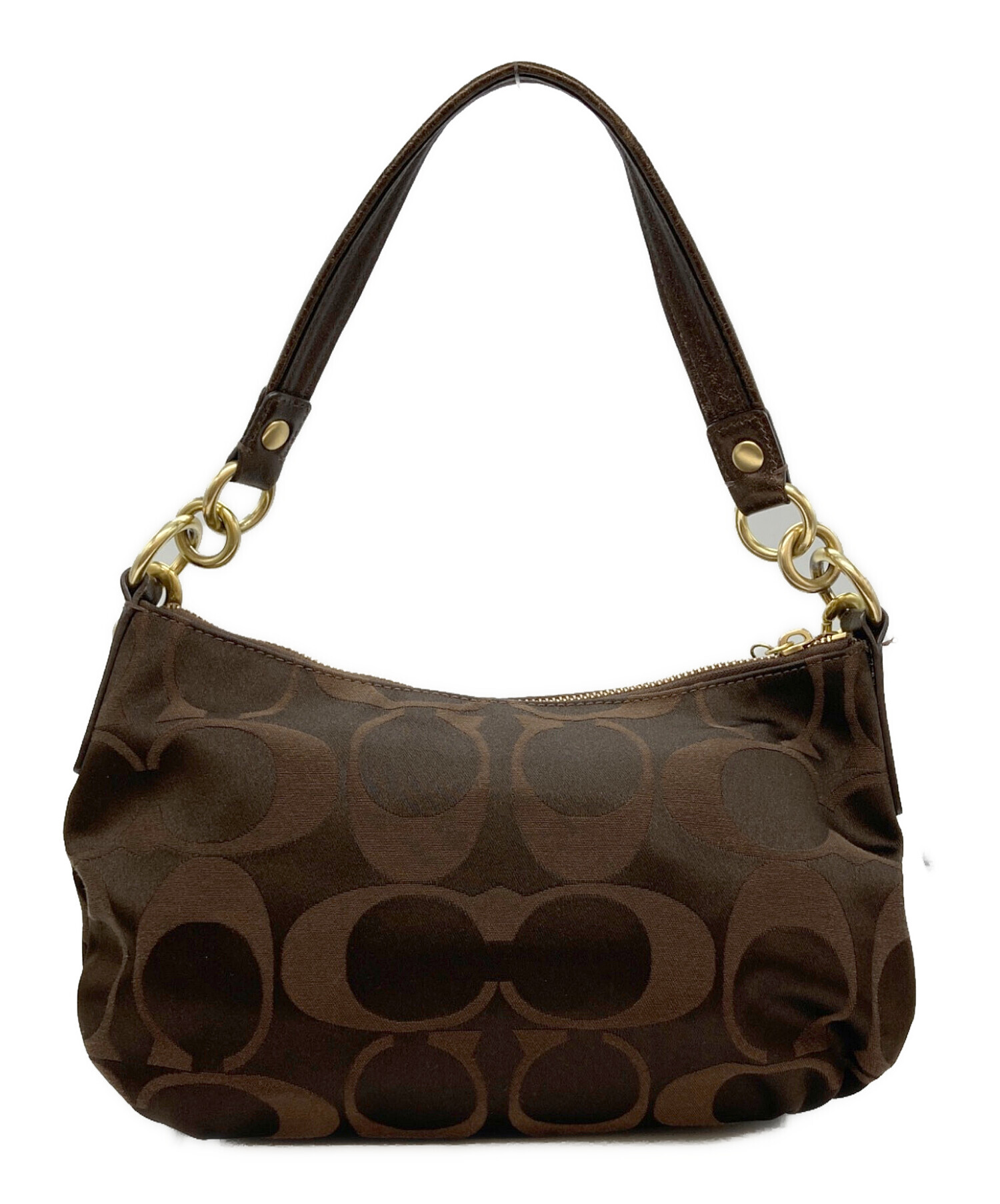中古・古着通販】COACH (コーチ) ホーボータイプシグネチャーワン 