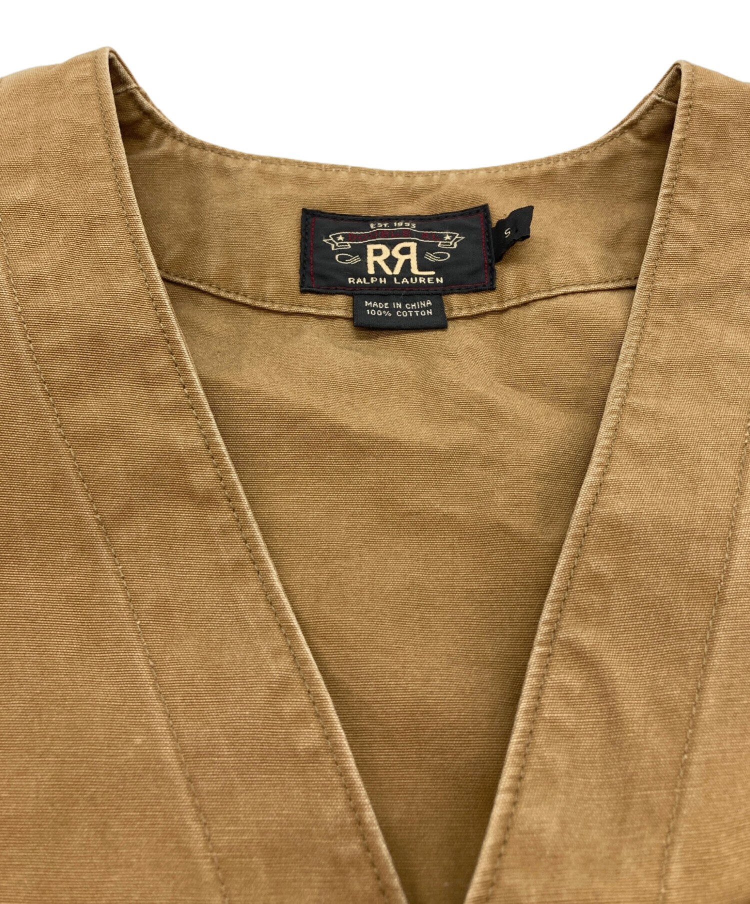 中古・古着通販】RRL (ダブルアールエル) キャンバスダックベスト