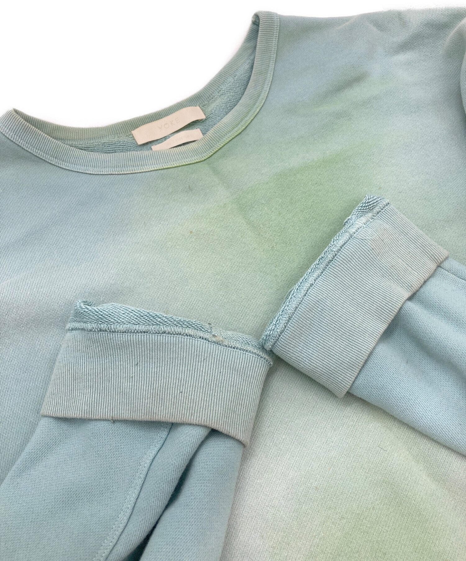 中古・古着通販】YOKE (ヨーク) GARMENT DYE YOKE SWEAT SHIRT/製品 