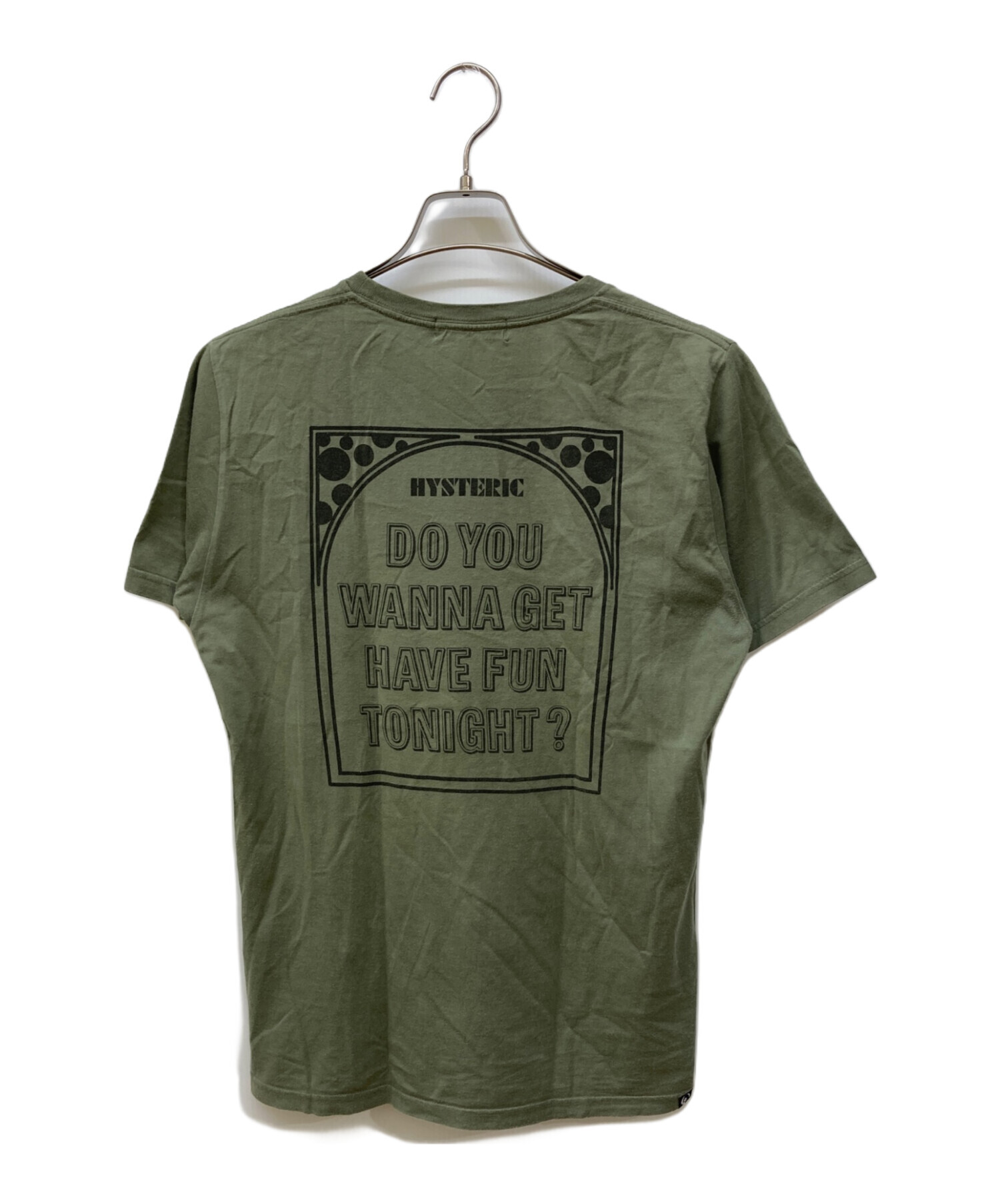 HYSTERIC GLAMOUR Tシャツ　［KHAKI / カーキ］ HYSTERIC GLAMOUR - 正規店購入 新品 HYSTERIC GLAMOUR Tシャツ カーキ