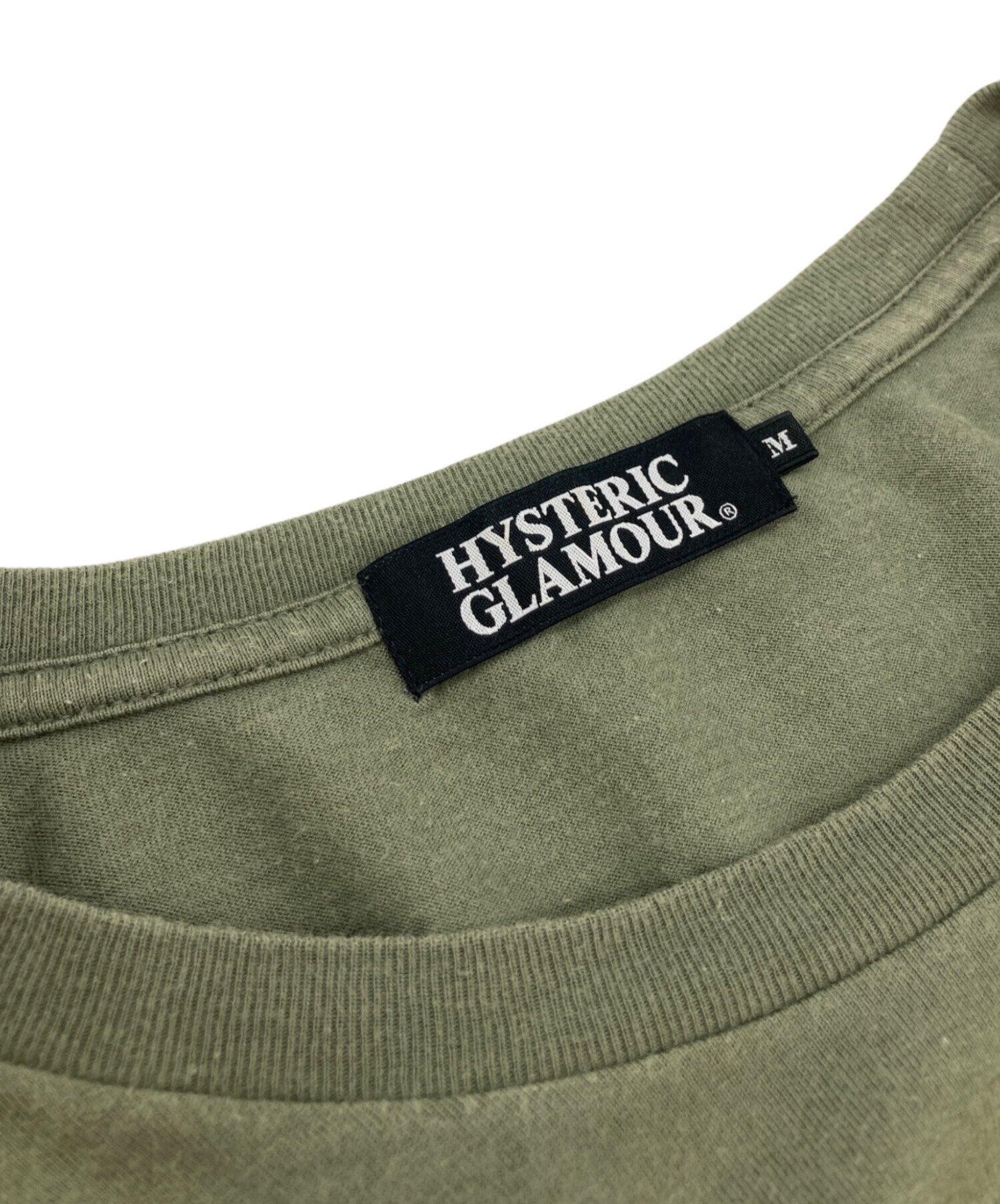 HYSTERIC GLAMOUR Tシャツ　［KHAKI / カーキ］ 中古・古着通販】Hysteric Glamour (ヒステリックグラマー) プリントT