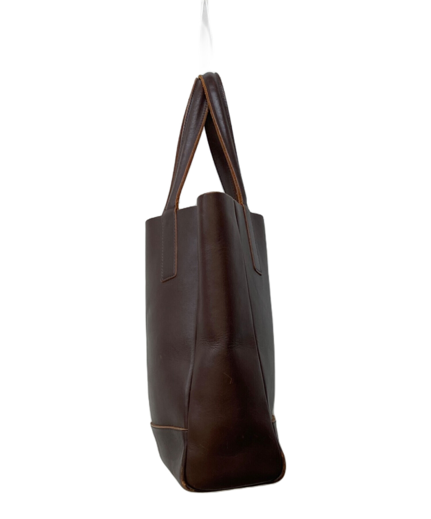 中古・古着通販】ISSEY MIYAKE (イッセイミヤケ) レザーハンドバッグ