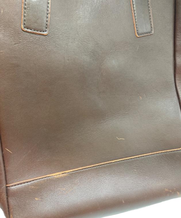 中古・古着通販】ISSEY MIYAKE (イッセイミヤケ) レザーハンドバッグ 