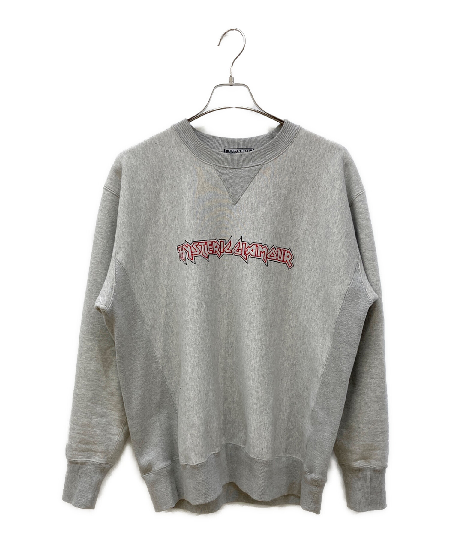 【新品未使用】HYSTERIC GLAMOUR グレー スウェット M 中古・古着通販】Hysteric Glamour (ヒステリックグラマー) MAIDEN