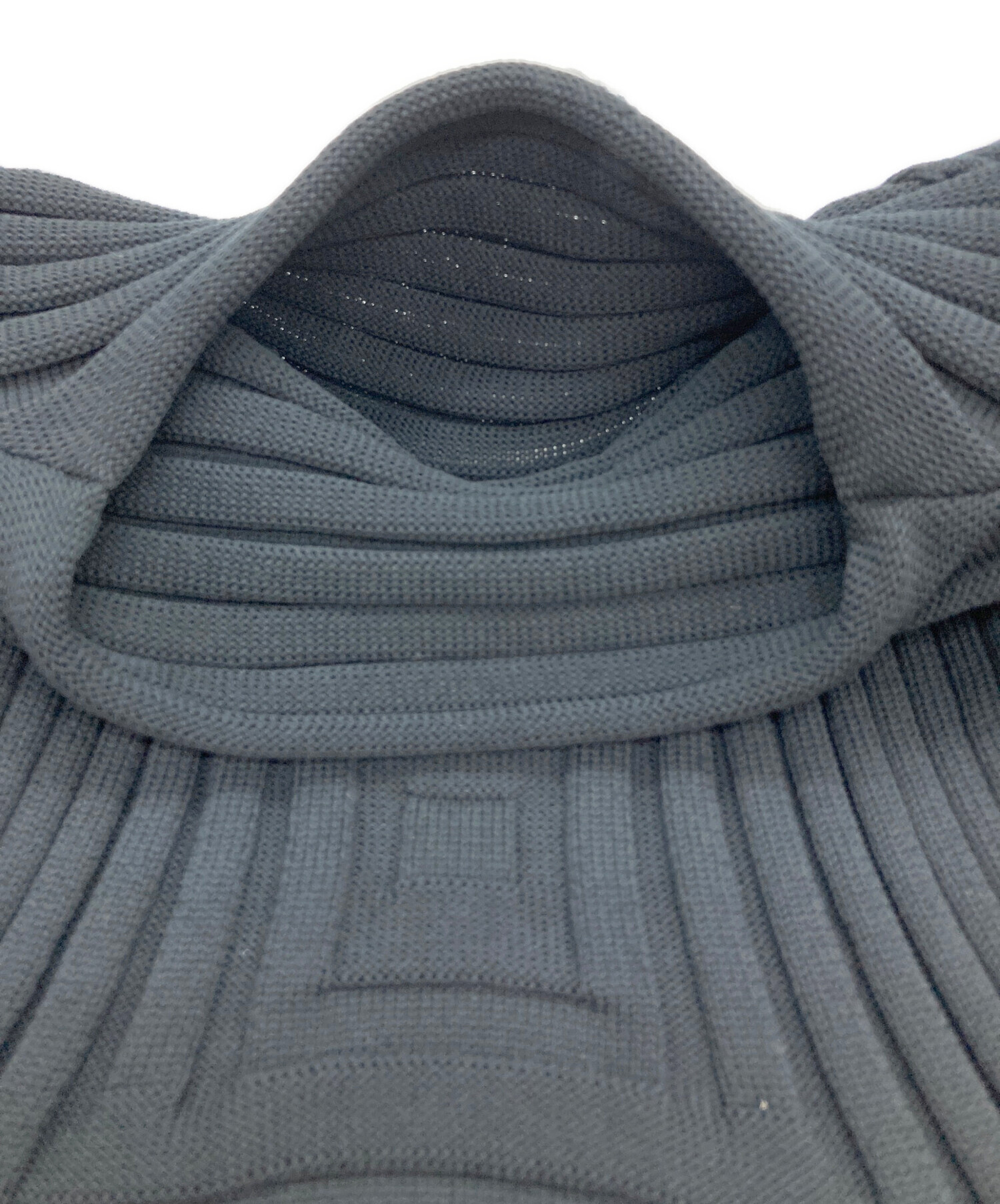 PLEATS PLEASE プリーツプリーズ 変形 ボートネック トップス 中古・古着通販】PLEATS PLEASE (プリーツプリーズ) ハイネック