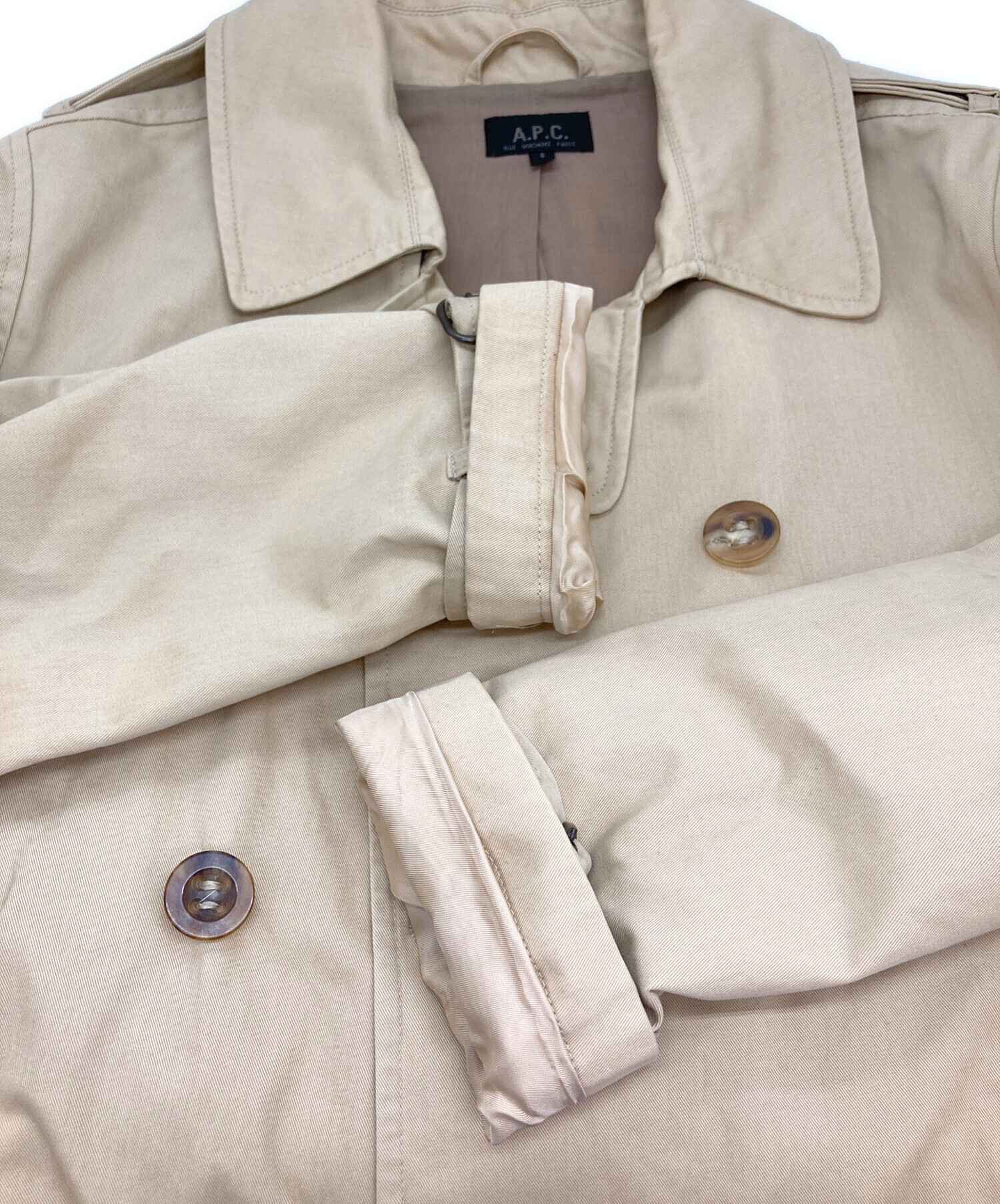 中古・古着通販】A.P.C. (アーペーセー) ショートトレンチコート