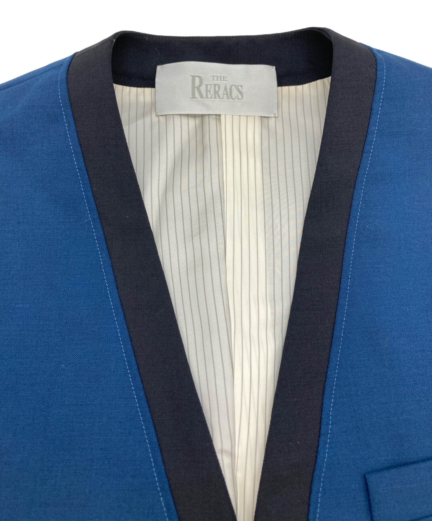 中古・古着通販】THE RERACS (ザ リラクス) ジレ ネイビー サイズ:2