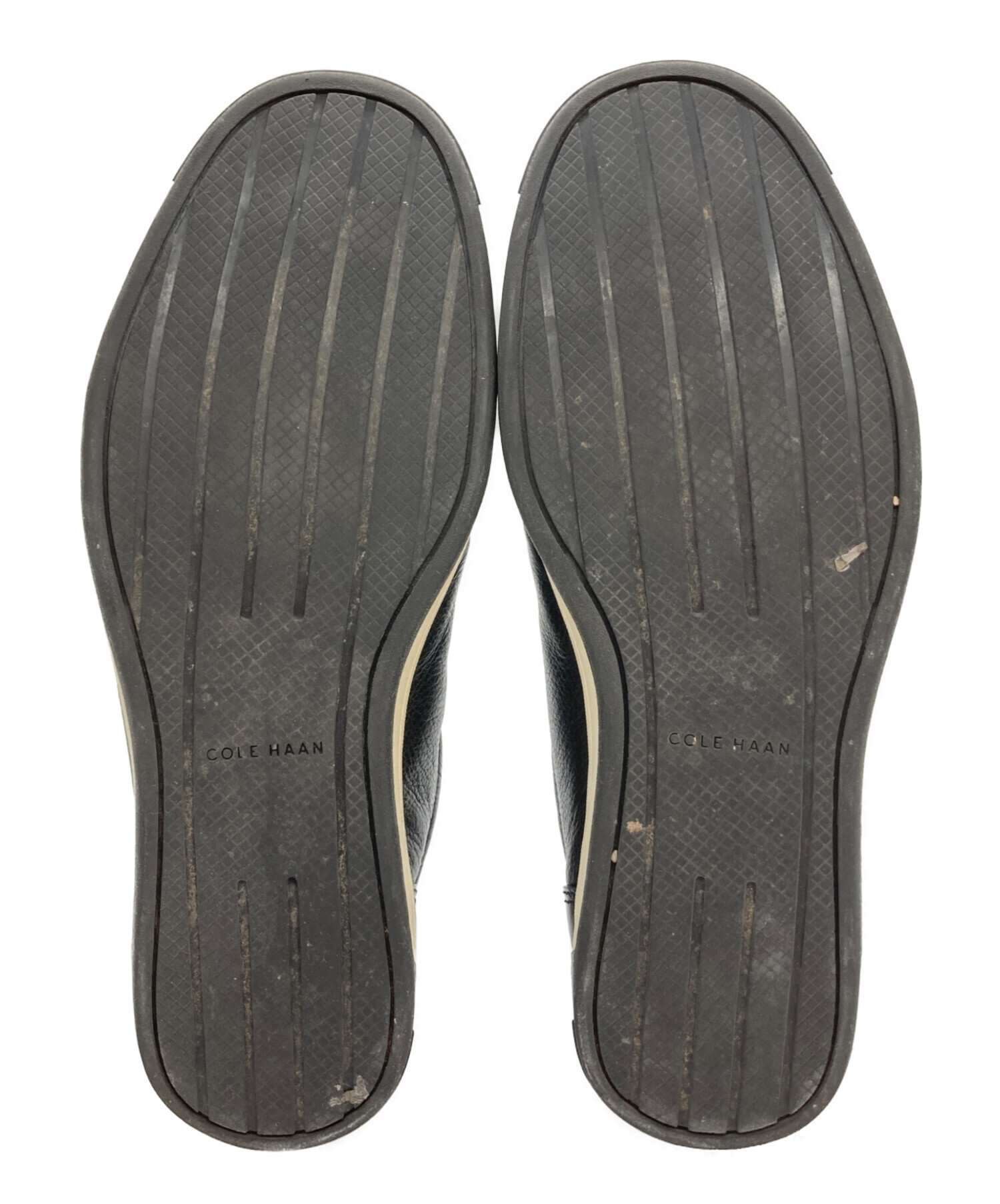 中古・古着通販】COLE HAAN (コールハーン) レザースニーカー ブラック