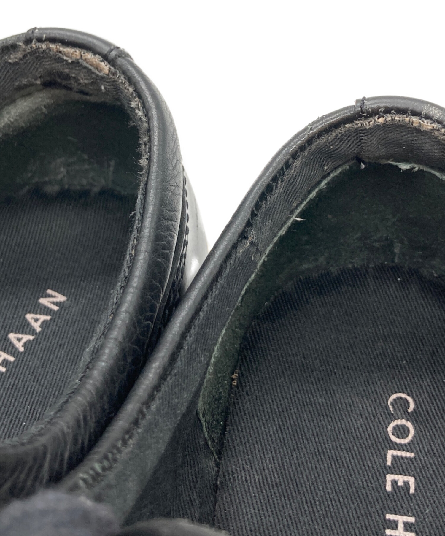 中古・古着通販】COLE HAAN (コールハーン) レザースニーカー ブラック