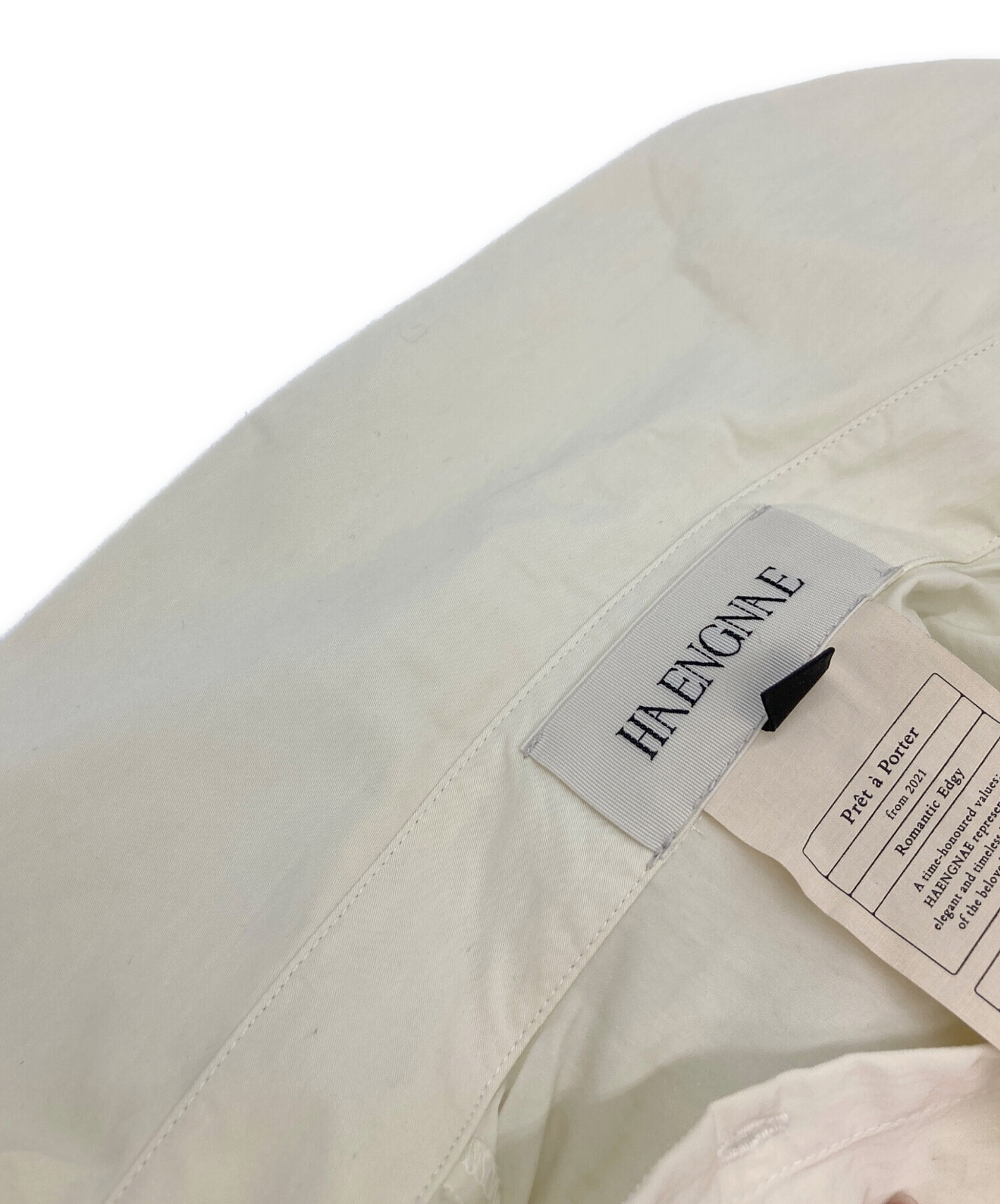 中古・古着通販】HAENGNAE (ヘンネ) フリルショルダーシャツブラウス 