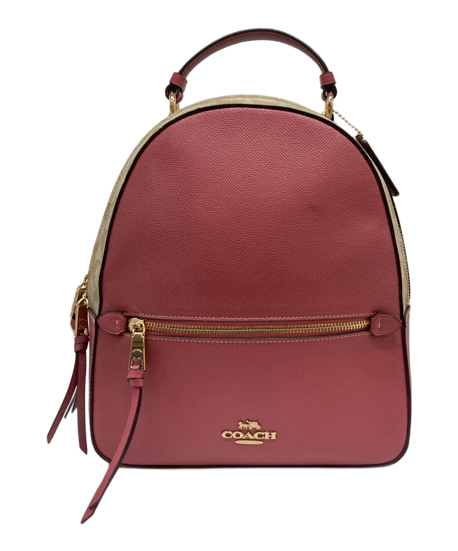 中古・古着通販】COACH (コーチ) リュック ピンクベージュ｜ブランド