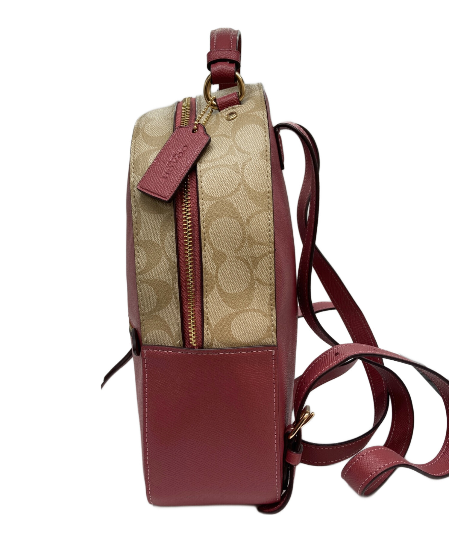 中古・古着通販】COACH (コーチ) リュック ピンクベージュ｜ブランド