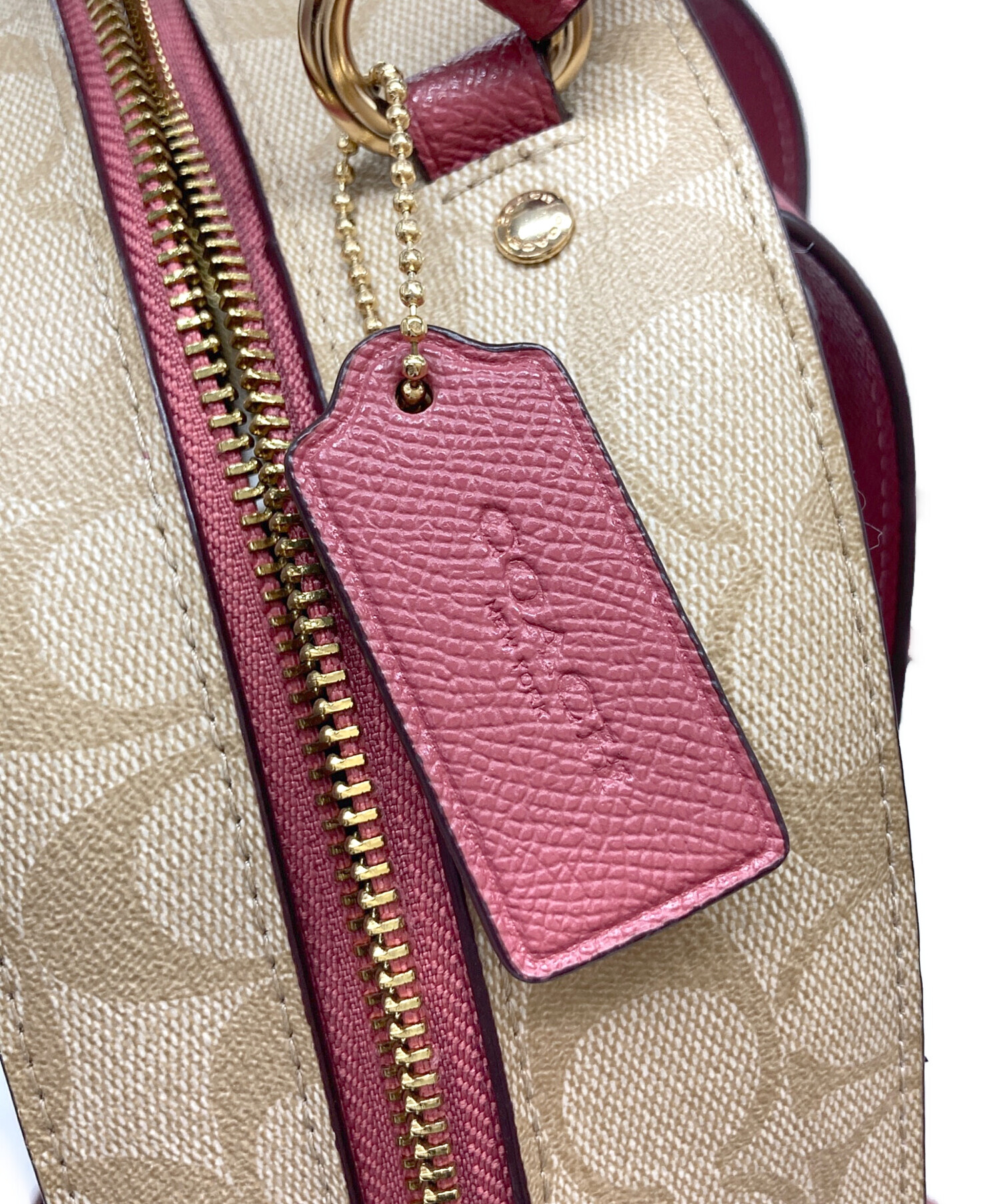 中古・古着通販】COACH (コーチ) リュック ピンクベージュ｜ブランド