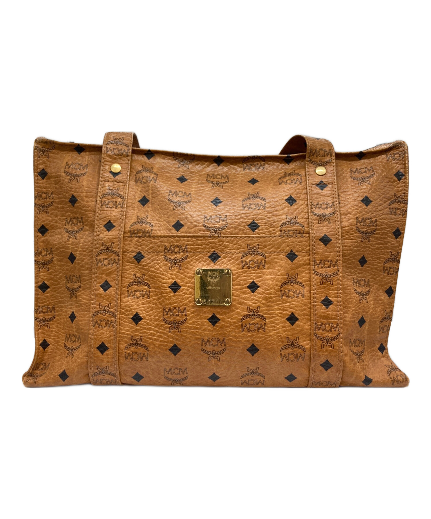 中古・古着通販】MCM (エムシーエム) トートバッグ ブラウン｜ブランド