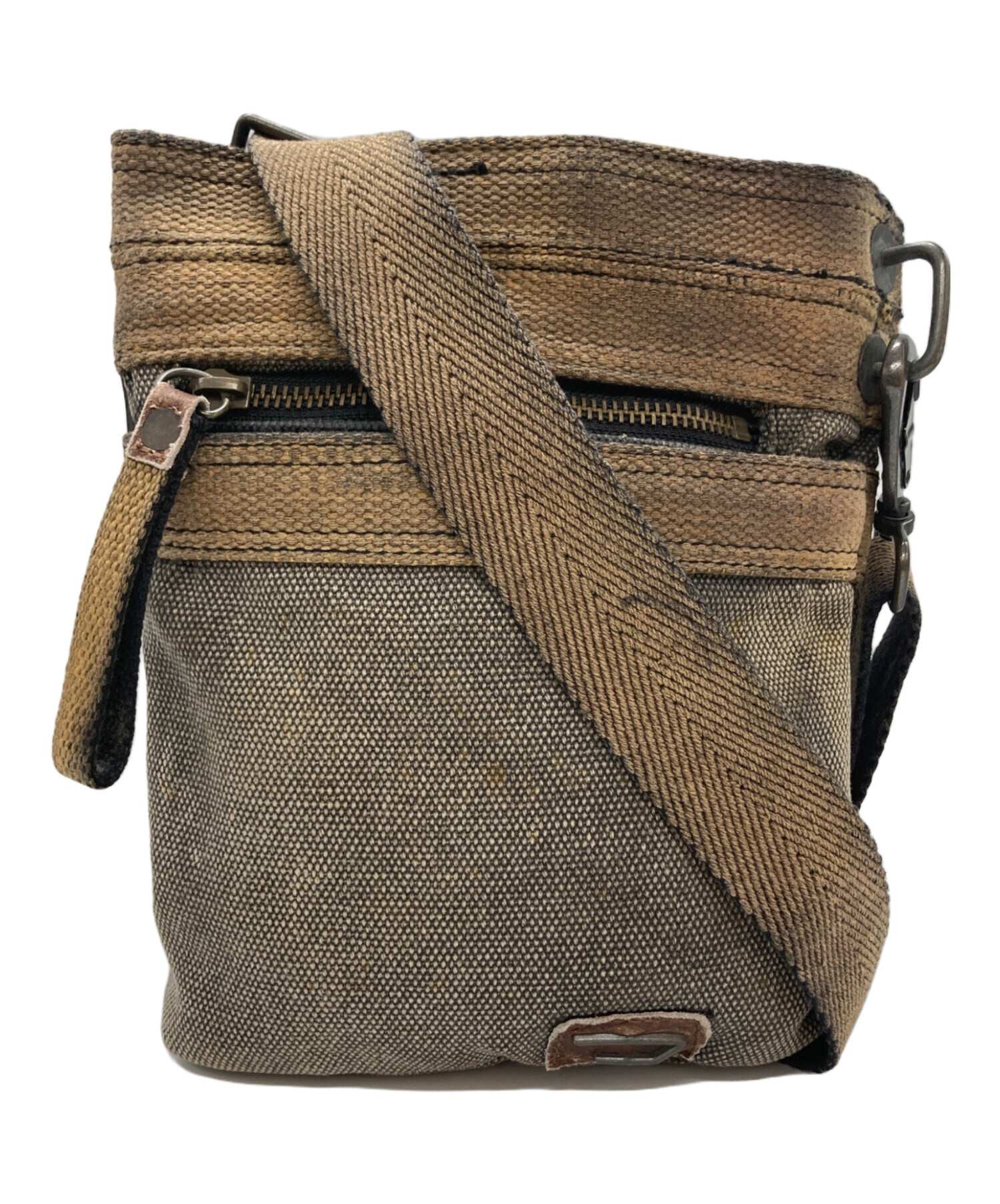 中古・古着通販】DIESEL (ディーゼル) キャンバスショルダーバッグ