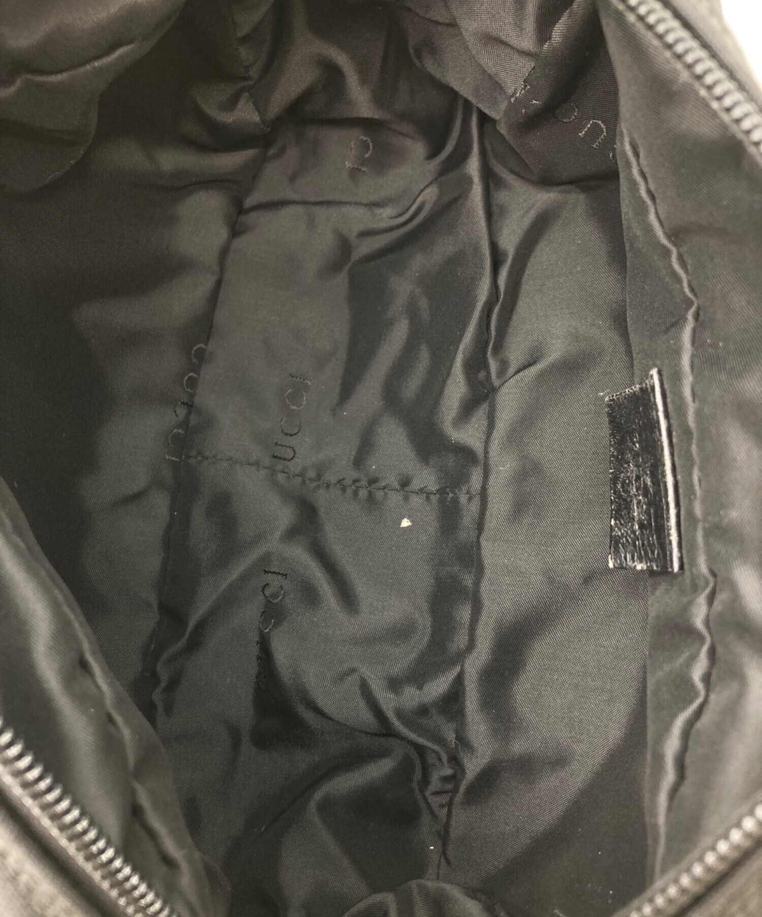 中古・古着通販】GUCCI (グッチ) セカンドバッグ ブラック｜ブランド