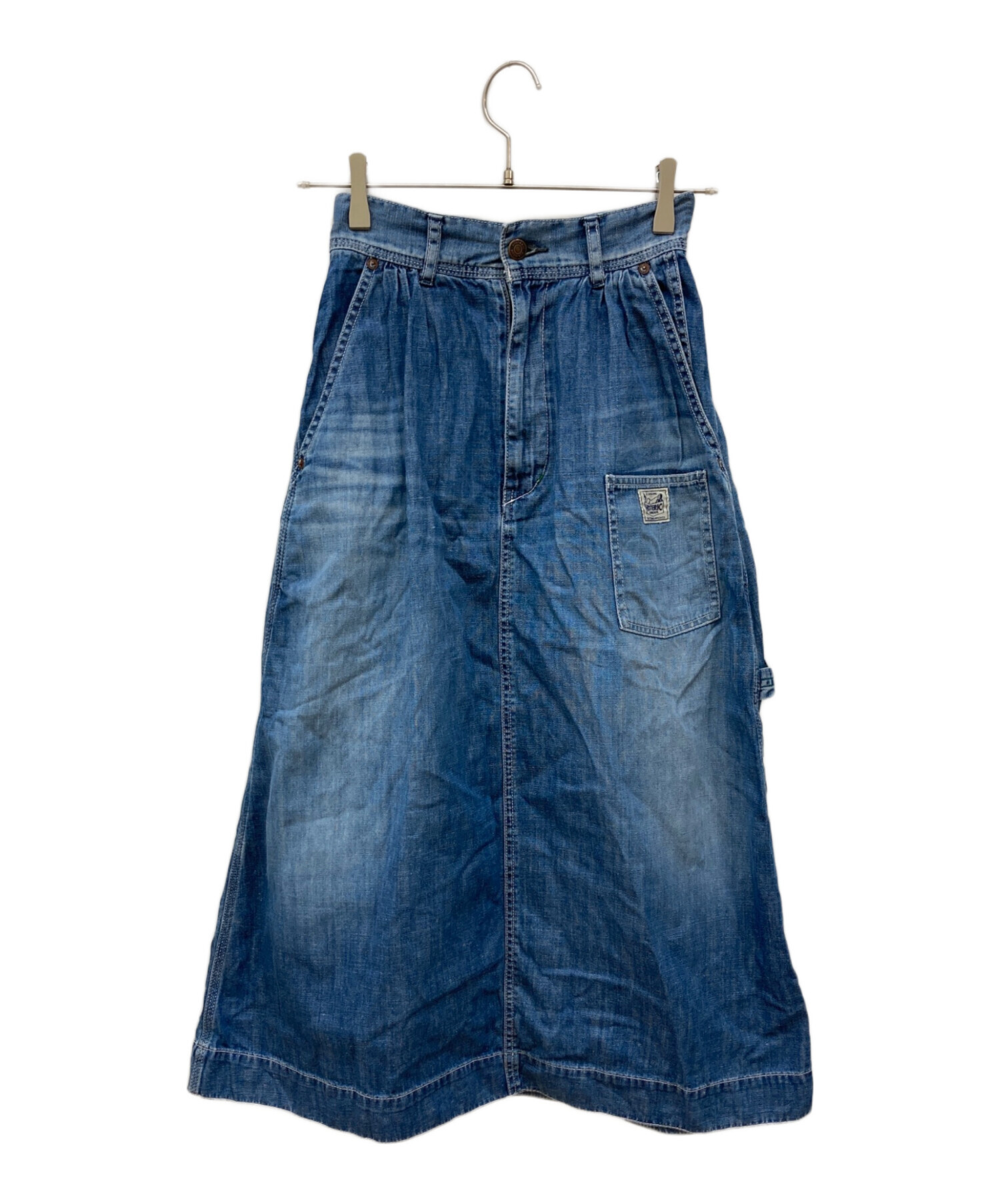 HYSTERIC GLAMOUR デニムロングスカート スクラッチロングデニムスカート|HYSTERIC GLAMOUR WOMEN | HYSTERIC