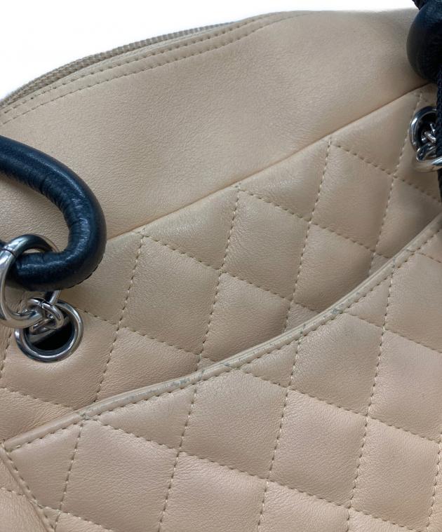 中古・古着通販】CHANEL (シャネル) カンボンキルティングボーリング