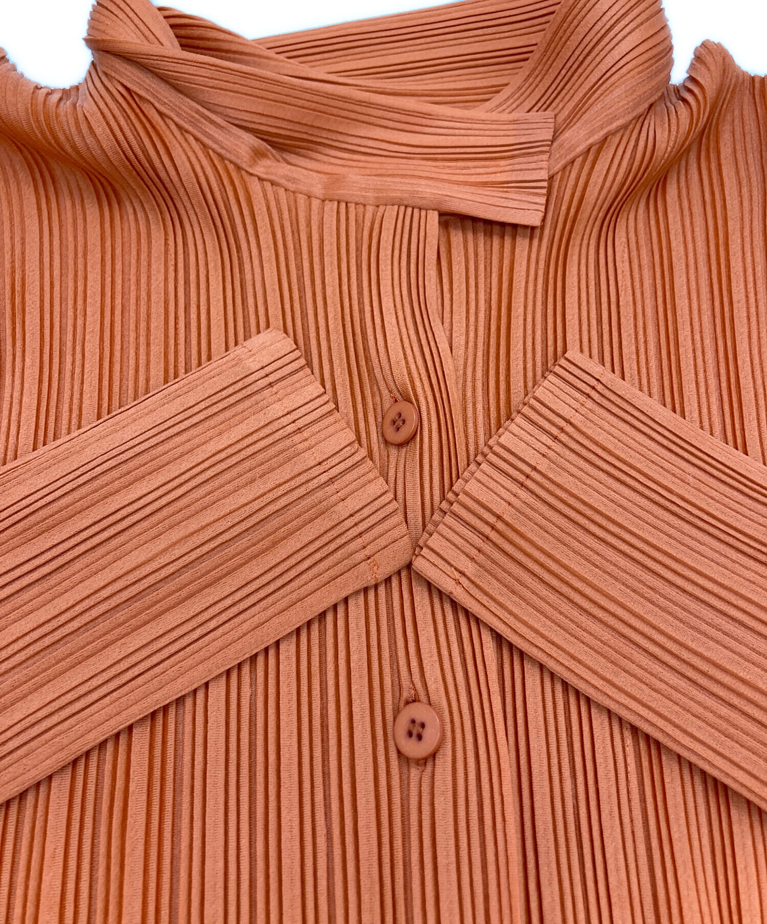 PLEATS PLEASE プリーツプリーズ  PP73-FK341 ﾚｯﾄﾞ ﾌﾟﾘｰﾂ 長袖ﾌﾞﾗｳｽ 3 PLEATS PLEASE ISSEY MIYAKE プリーツプリーズ イッセイミヤケ 長袖