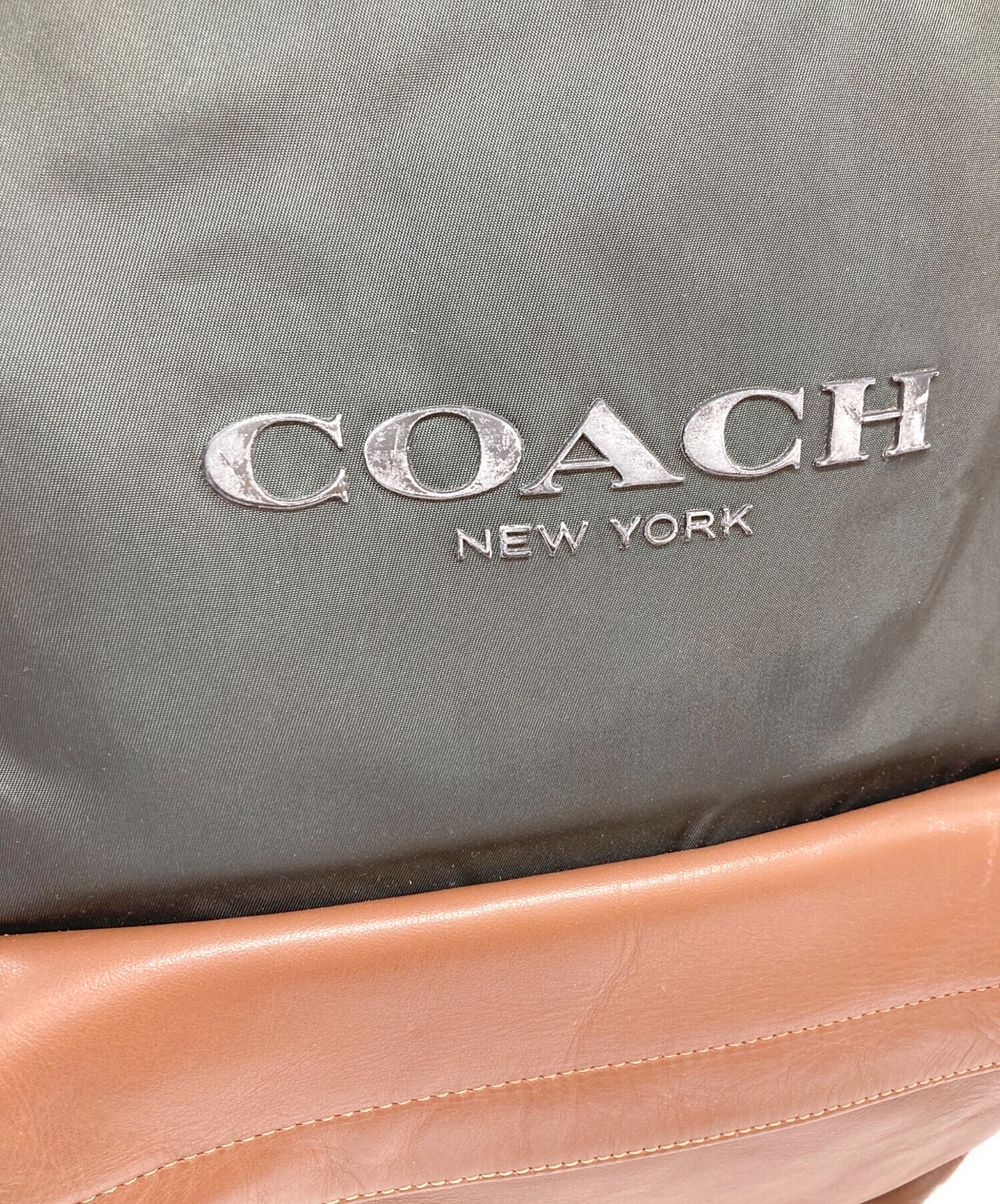 中古・古着通販】COACH (コーチ) リュック ブラウン×ブラック