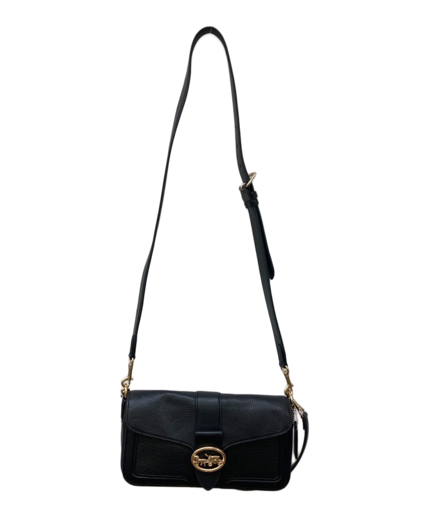 中古・古着通販】COACH (コーチ) 2WAYショルダーバッグ ブラック