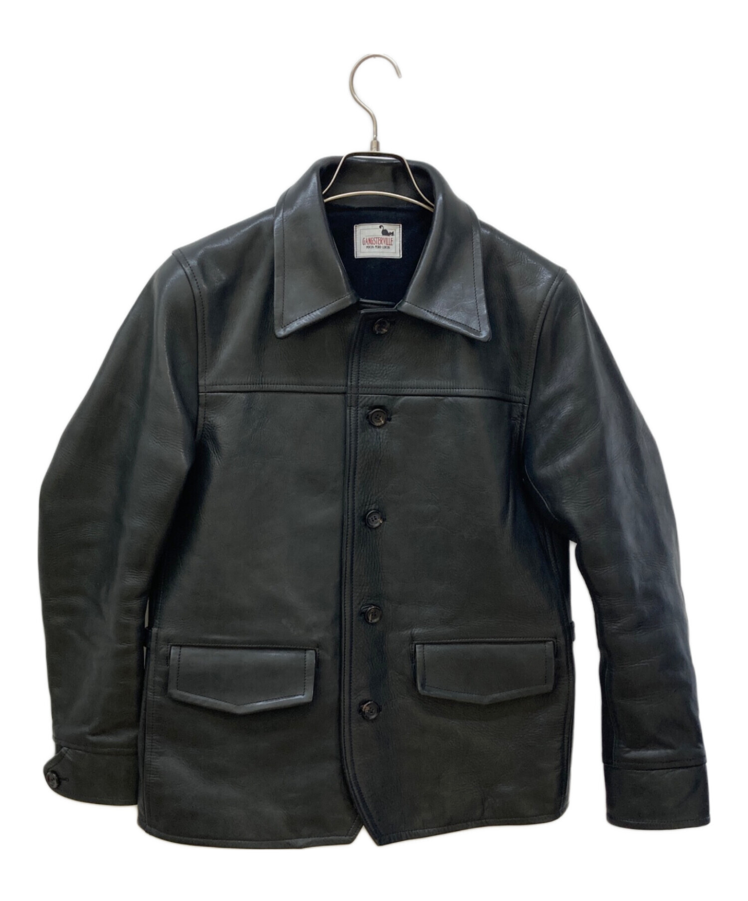 【美品】GANGSTERVILLE ホースレザー カーコート　Mサイズ GANGSTERVILLE/ギャングスタービル】「30's Car Coat”Horse Hide