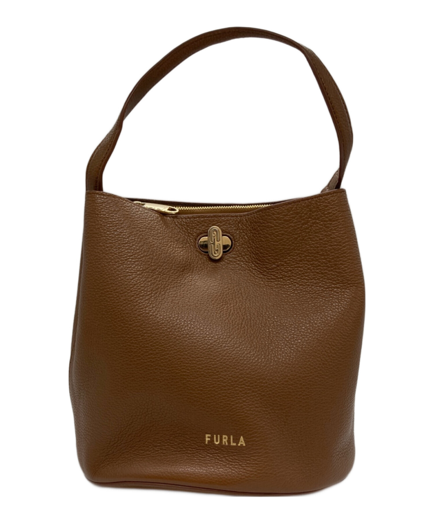 中古・古着通販】FURLA (フルラ) ダナエ/ハンドバッグ ブラウン サイズ